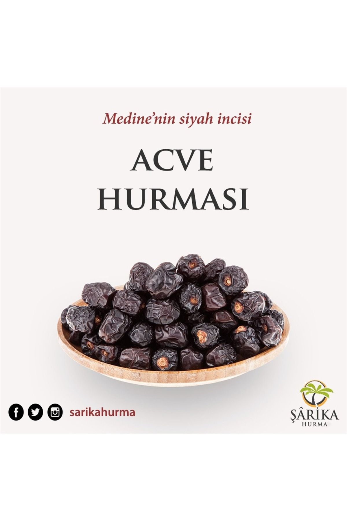 Elite Hurma MEDİNE ACVE HURMASI 500 GR (YÜKSEK KALİTE)