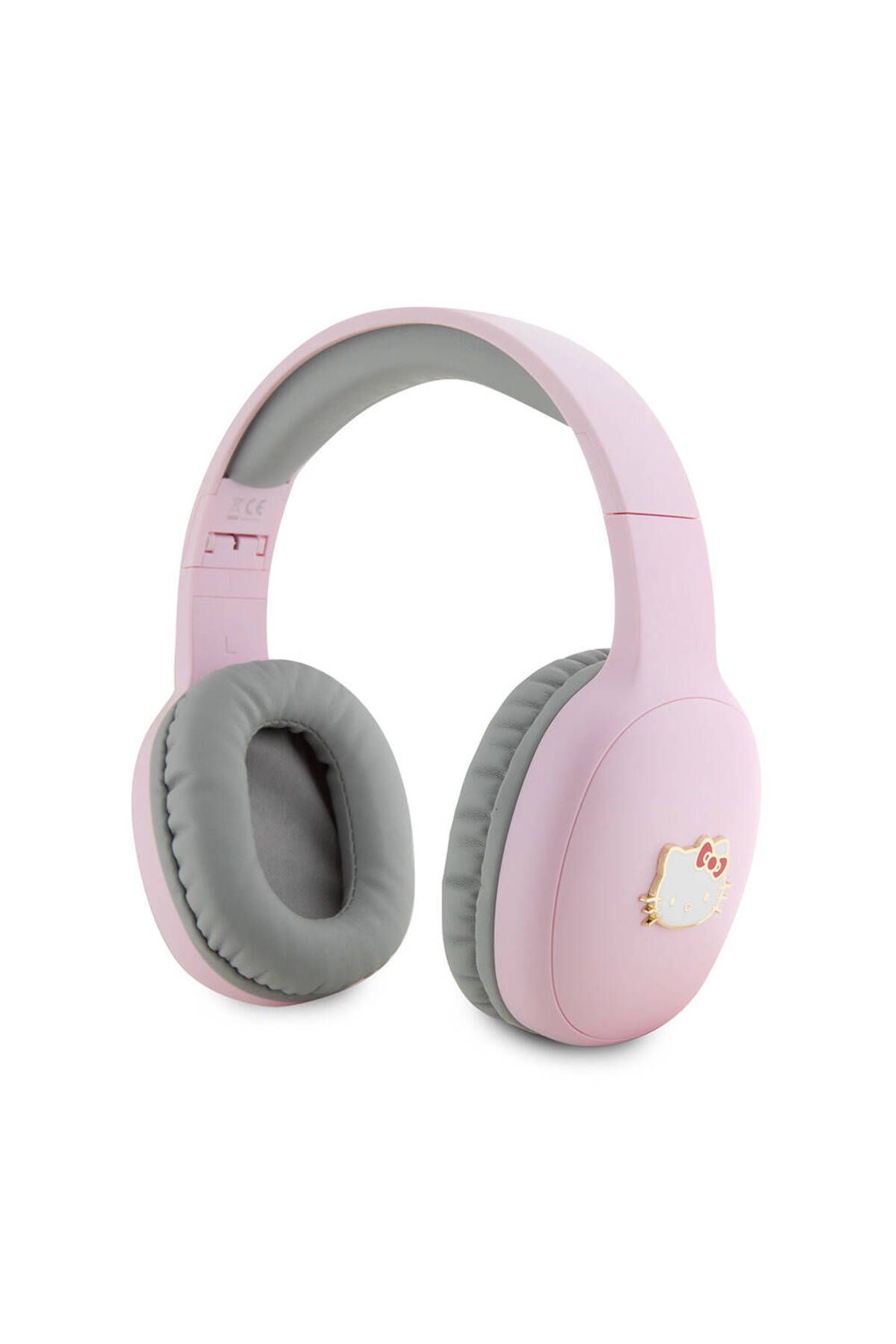 Hello Kitty Kulaküstü Bluetooth Kulaklık Hello Kitty Lisanslı Ayarlanabilir Metal Kitty Logolu Oval V5.3 Pembe