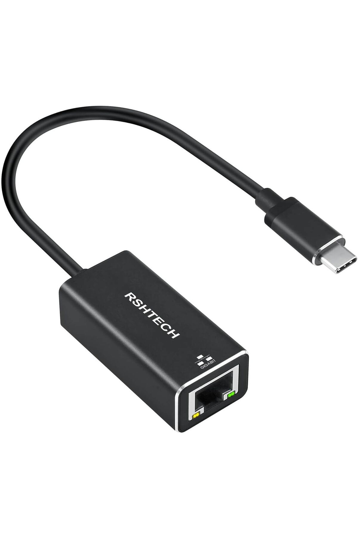RSHTECH Macbook  Ipad Uyumlu Alüminyum Type c Gigabit Ethernet Adaptörü 1000 Mbps