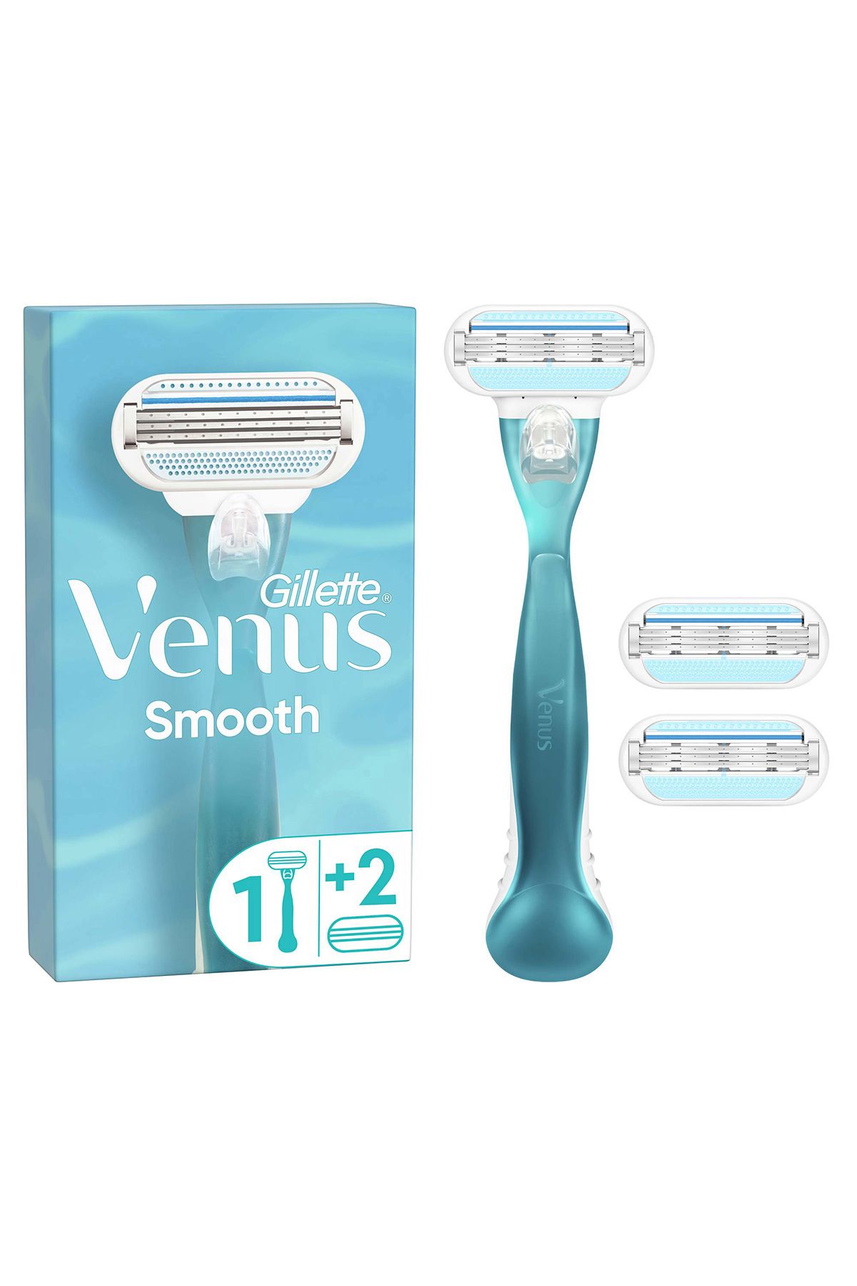Gillette Venus Venus Smooth Kadın Tıraş Makinesi 3 Adet Yedek Tıraş Bıçağı