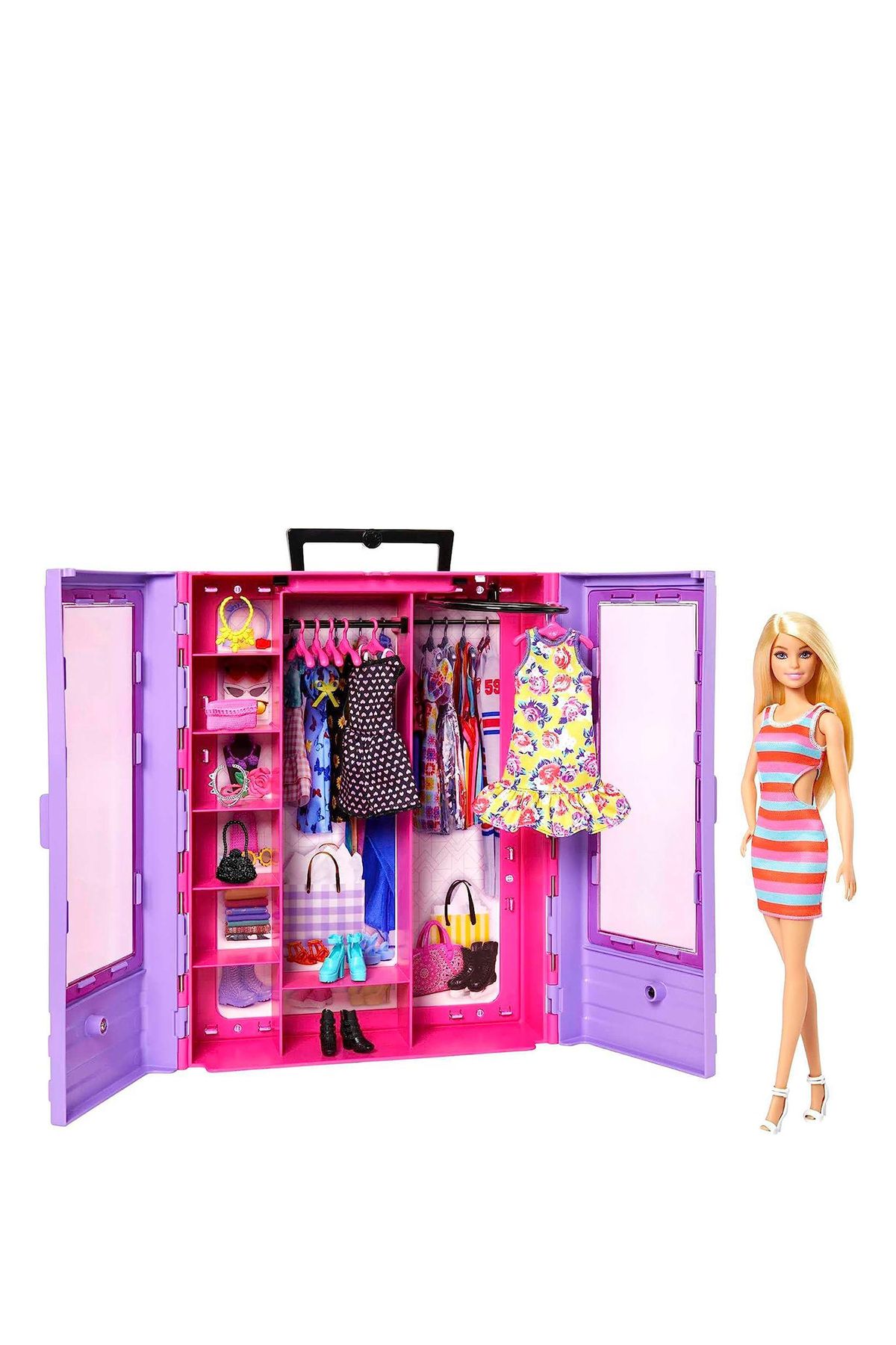 Barbie Pembe Gardırobu Oyun Seti HJL66