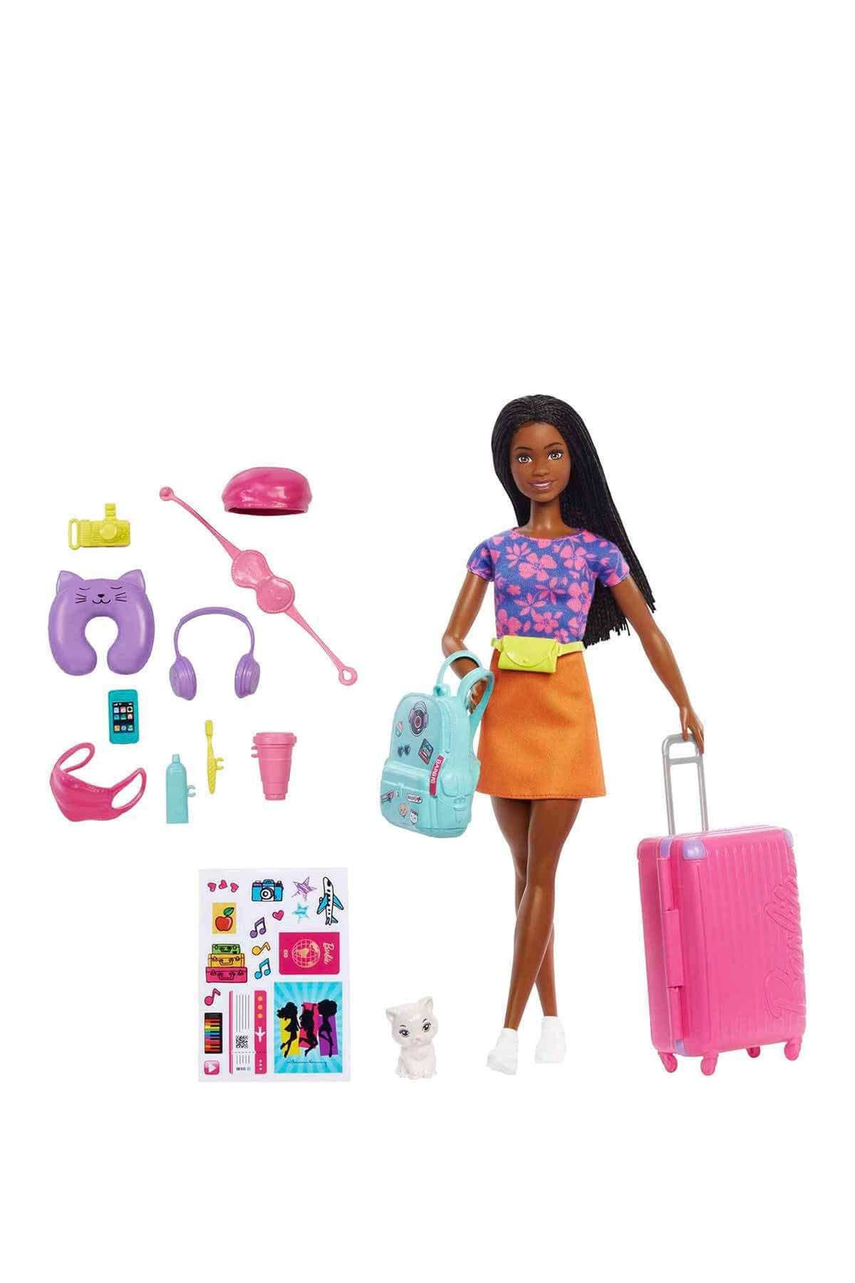 Barbie HGX55 Brooklyn Seyahatte Bebeği ve Aksesuarları