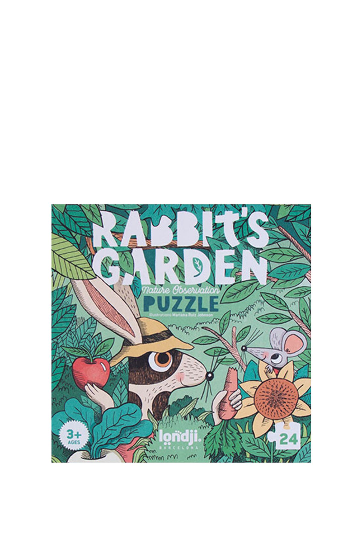 Londji Rabbit's Garden Unisex Çocuk Puzzle