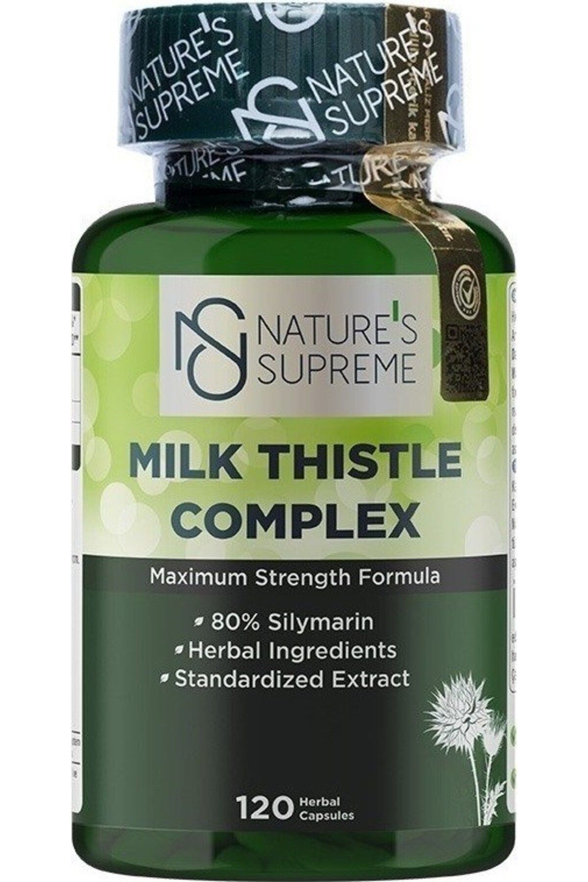 Natures Supreme Milk Thistle Complex 120 Kapsül