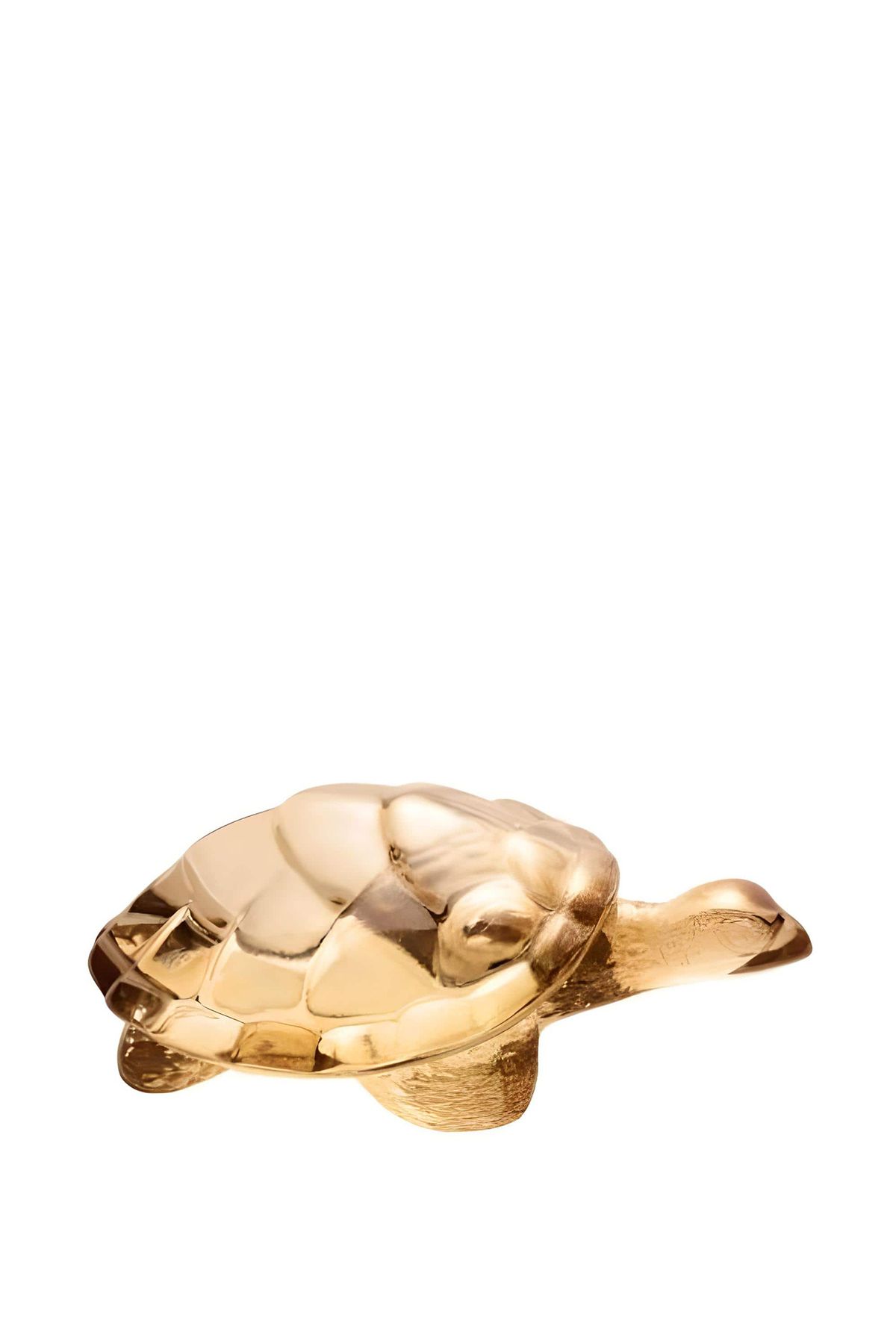 Lalique Caroline Gold Kaplumbağa Formlu Kristal Obje