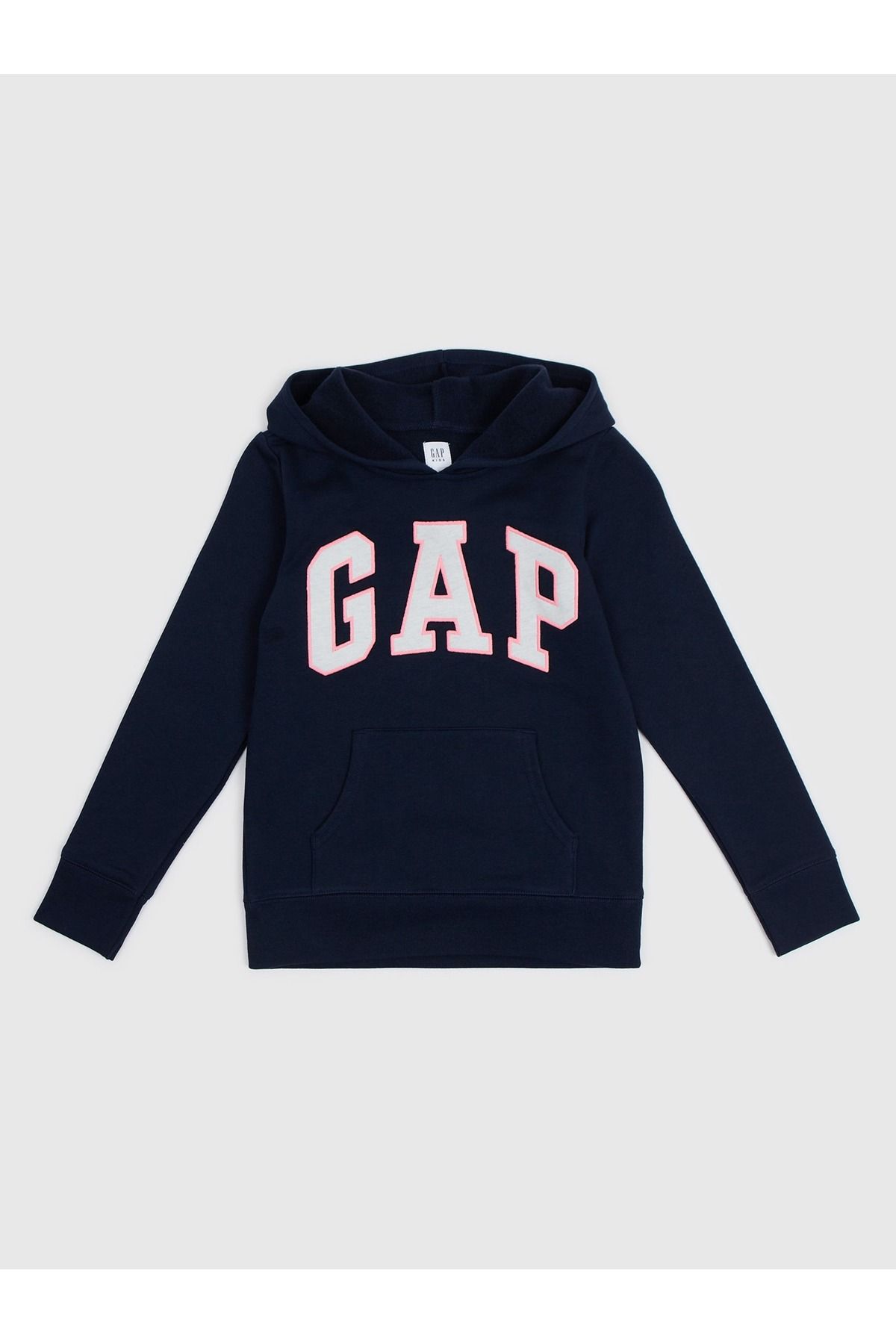GAP Kız Çocuk Lacivert Gap Logo Kapüşonlu Sweatshirt