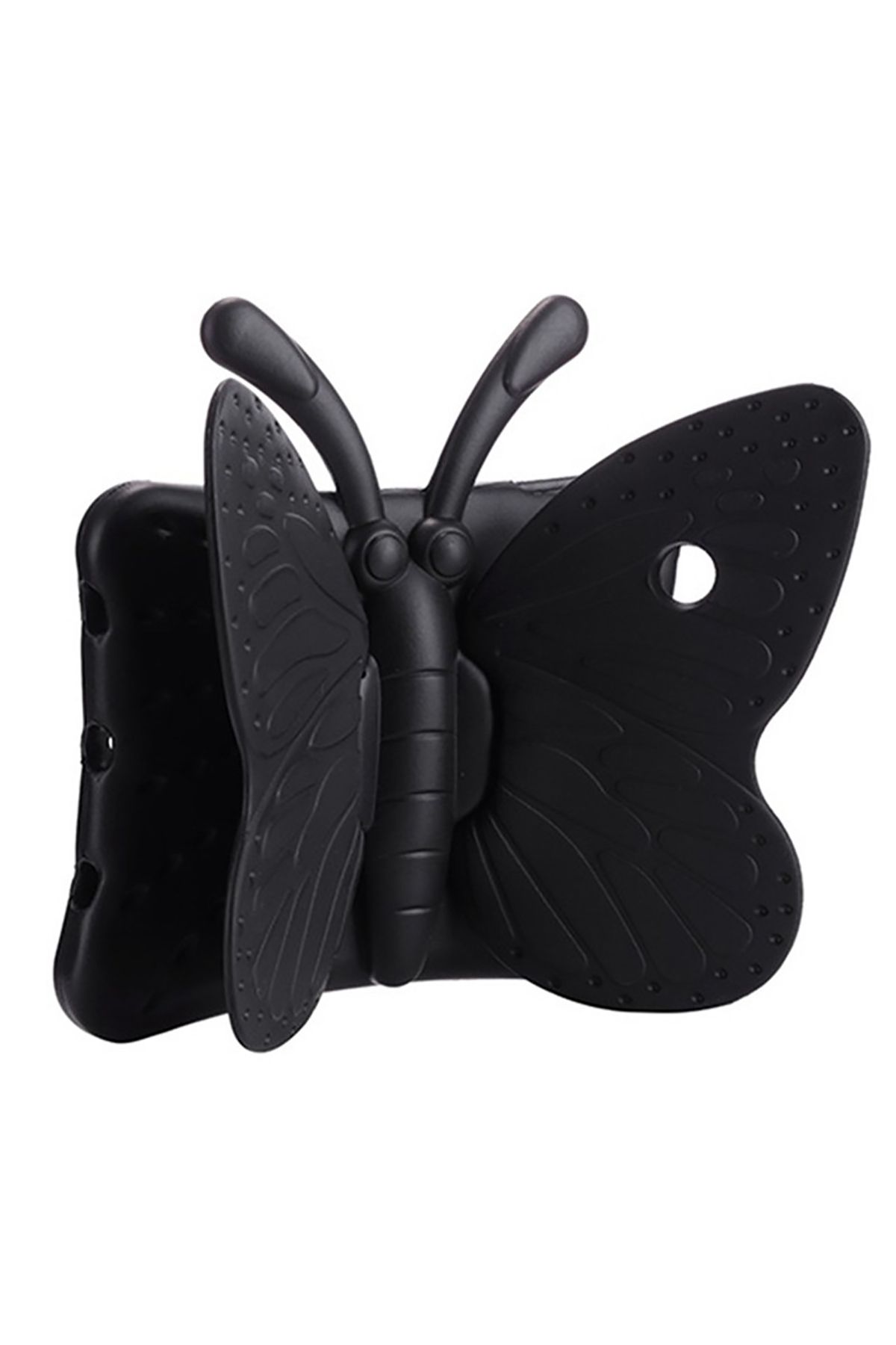 Zore Galaxy Tab A8 10.5 SM-X200 (2021)  BALTAZAR Butterfly Standlı Tablet Kılıf-Siyah