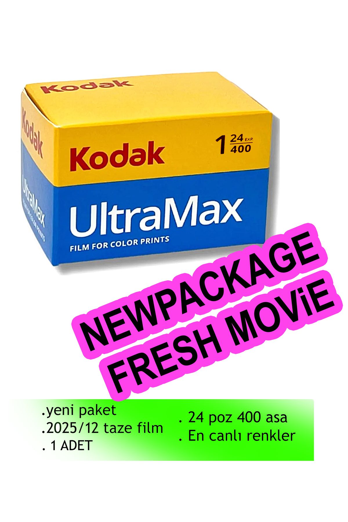 Kodak Analog 35 Mm Ultramax Kodak Film