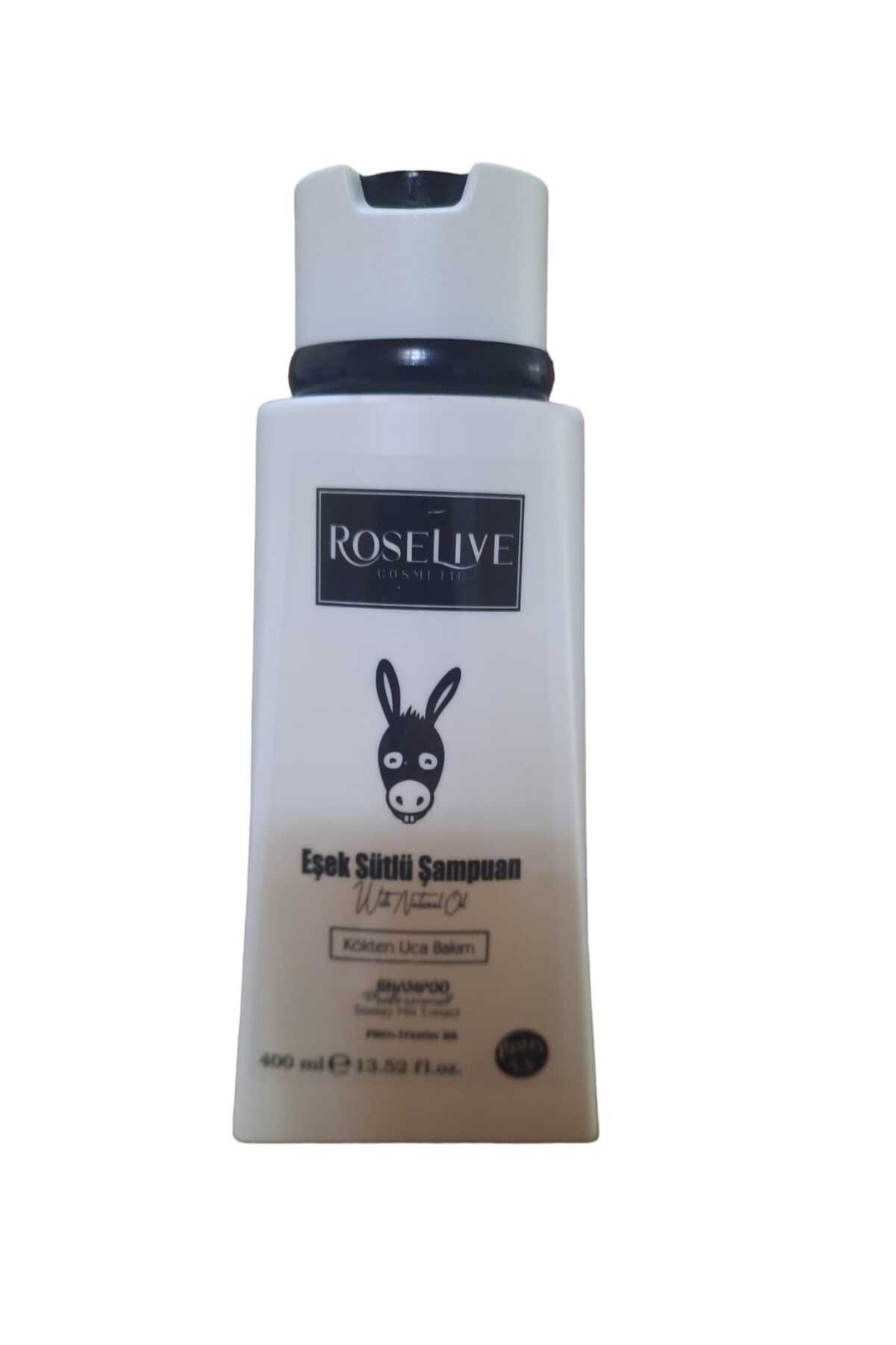 Roselive HMD Eşek Sütü Şampuan 400 ml(Besleyici-Onarıcı)