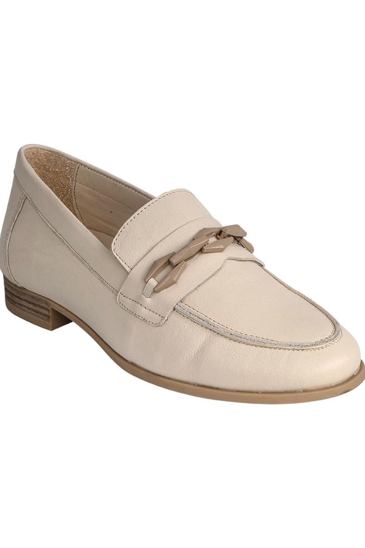 Mammamia D24Ya-3215 Kadın Deri Loafer Ayakkabı