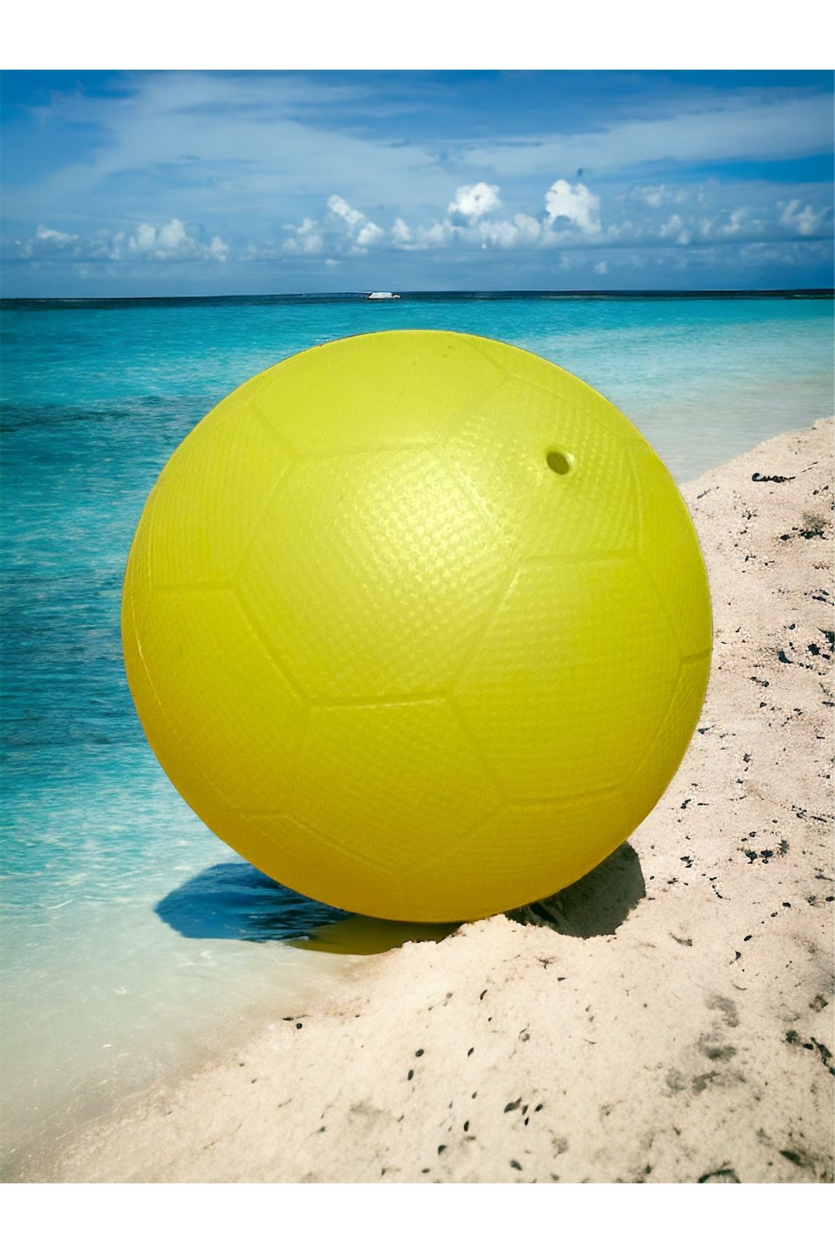 TOCSPORTS Çocuk ve Yetişkinler İçin Evde Suda Denizde ve Havuzda Oynamalık - No 2 - Mini Futbol - Hentbol Topu