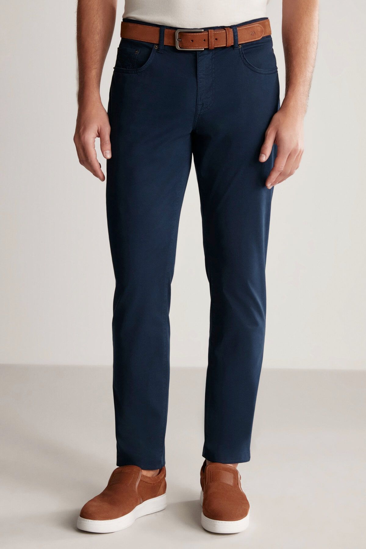 Hemington Slim Fit 5 Cep Lacivert Yazlık Pantolon
