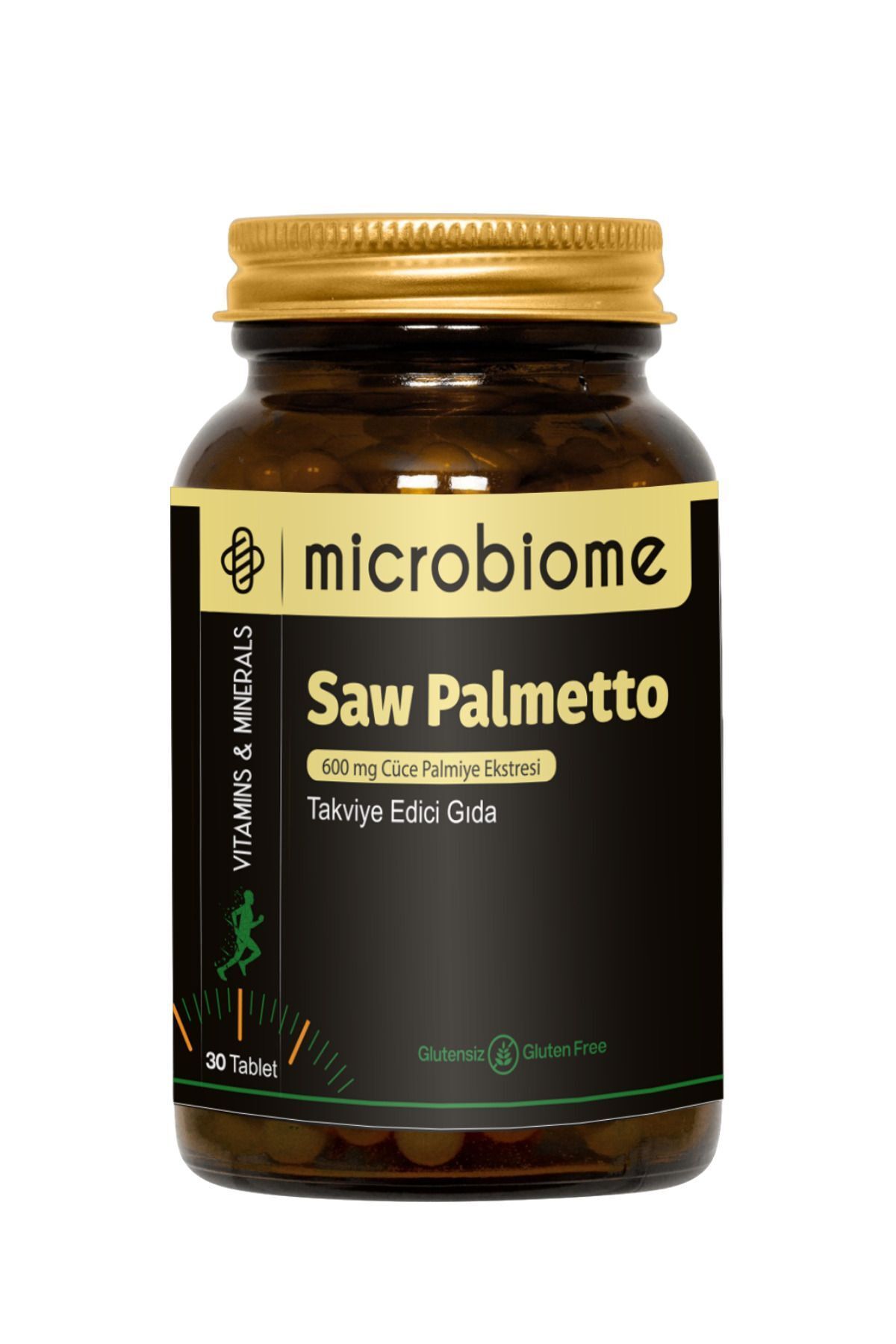 Microbiome Saw Palmetto 30 Tablet (Cüce Palmiye Ektresi)