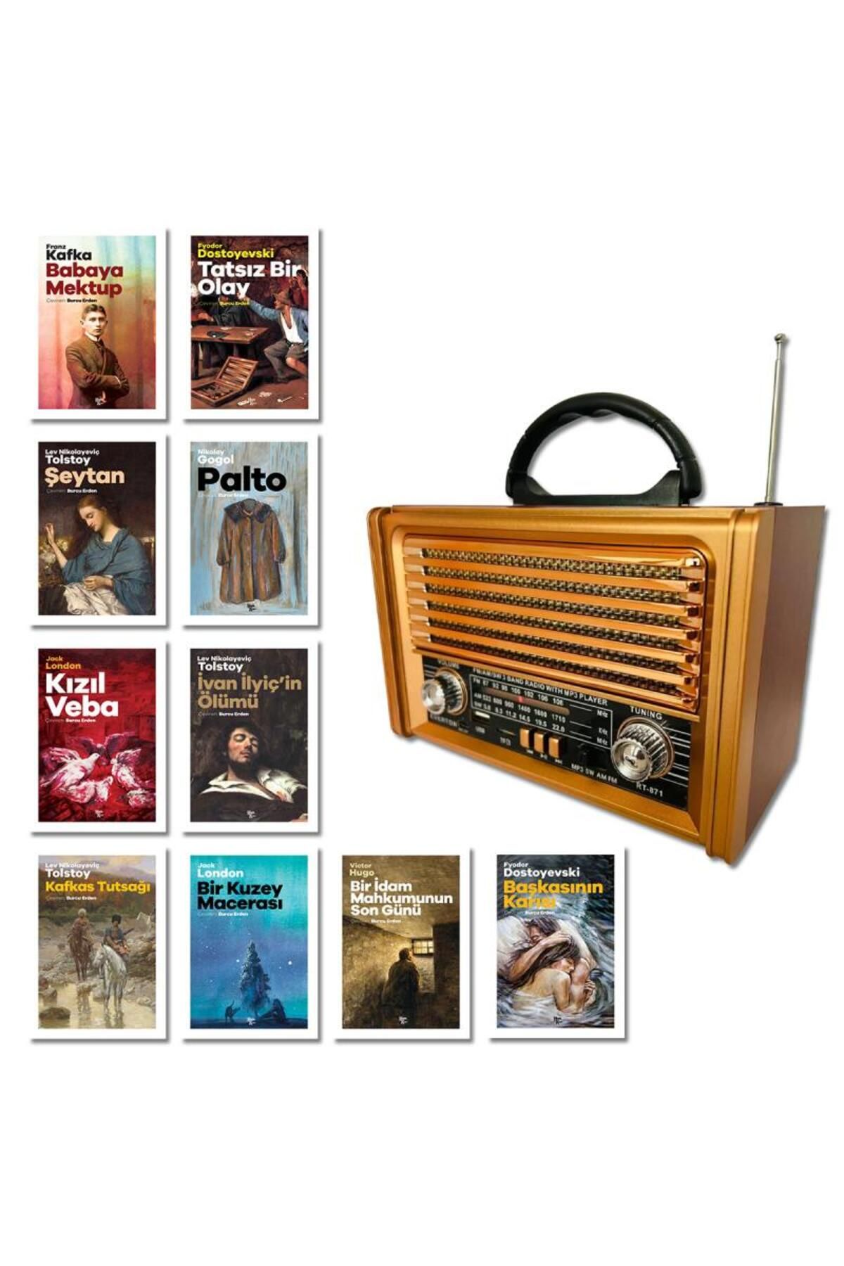 Halk Kitabevi Nostaljik Şarjlı Radyo ve Dünya Klasikleri Kitap Seti