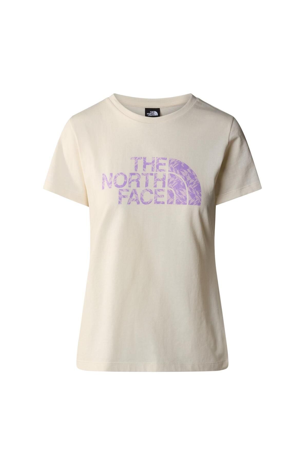 The North Face W S/s Easy Tee Kadın T-shirt Nf0a87n6yfo1 Beyaz-s