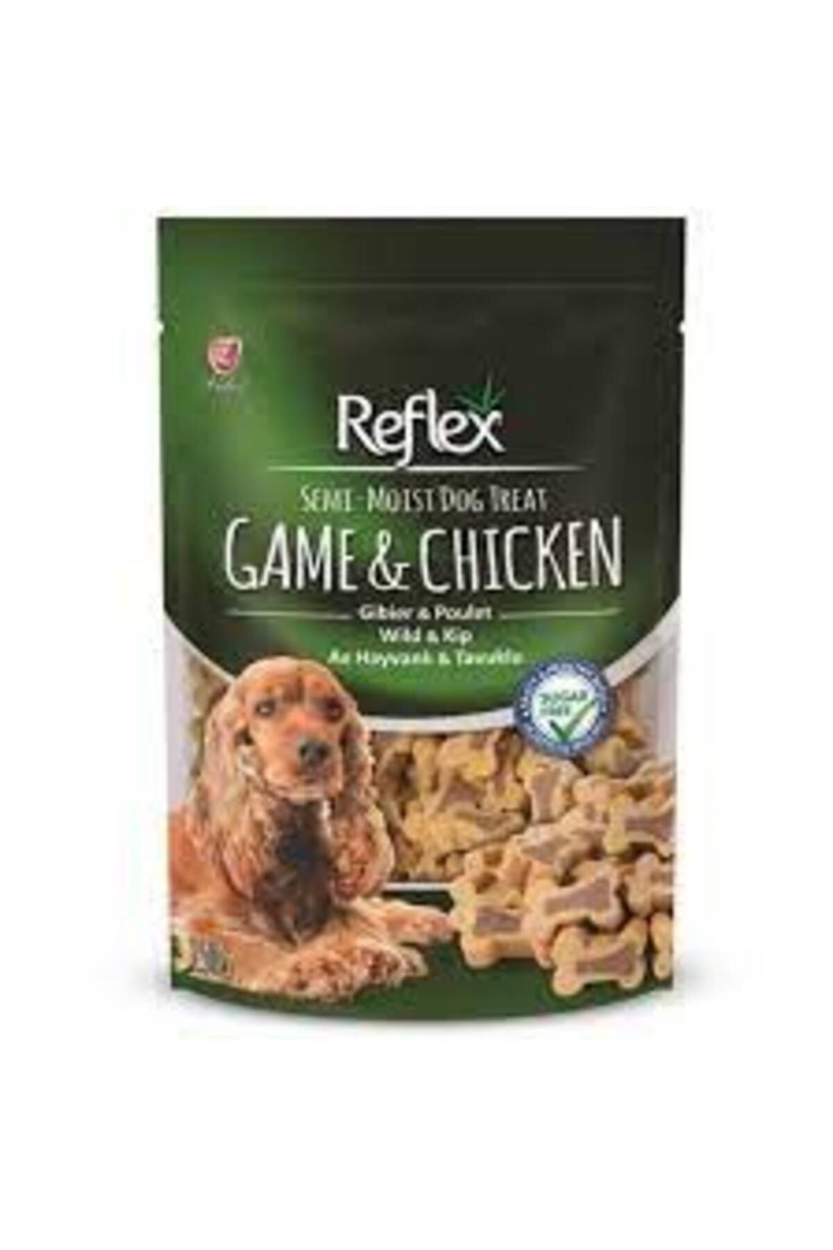 Reflex Plus Reflex Semi-moist Av Hayvanlı Tavuklu Köpek Ödülü 150 gr