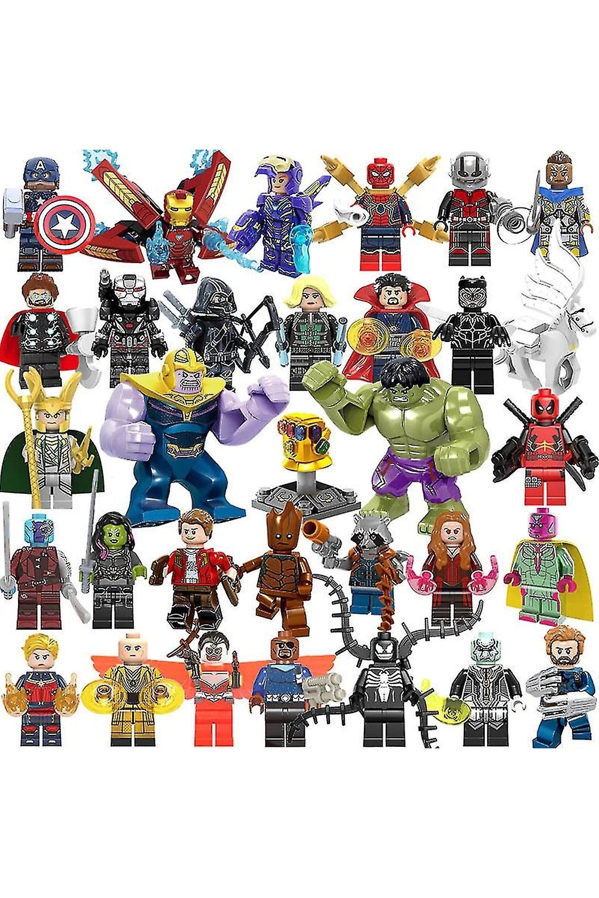 Kumik Marvel Lego Uyumlu 32 Li Figür Seti