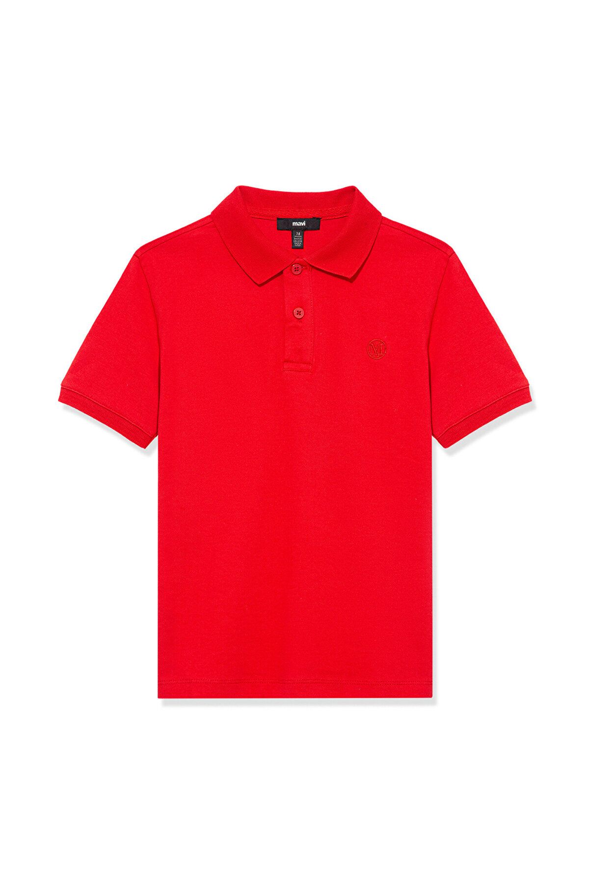 Mavi Kırmızı Polo Tişört Regular Fit / Normal Kesim 6610199-82054