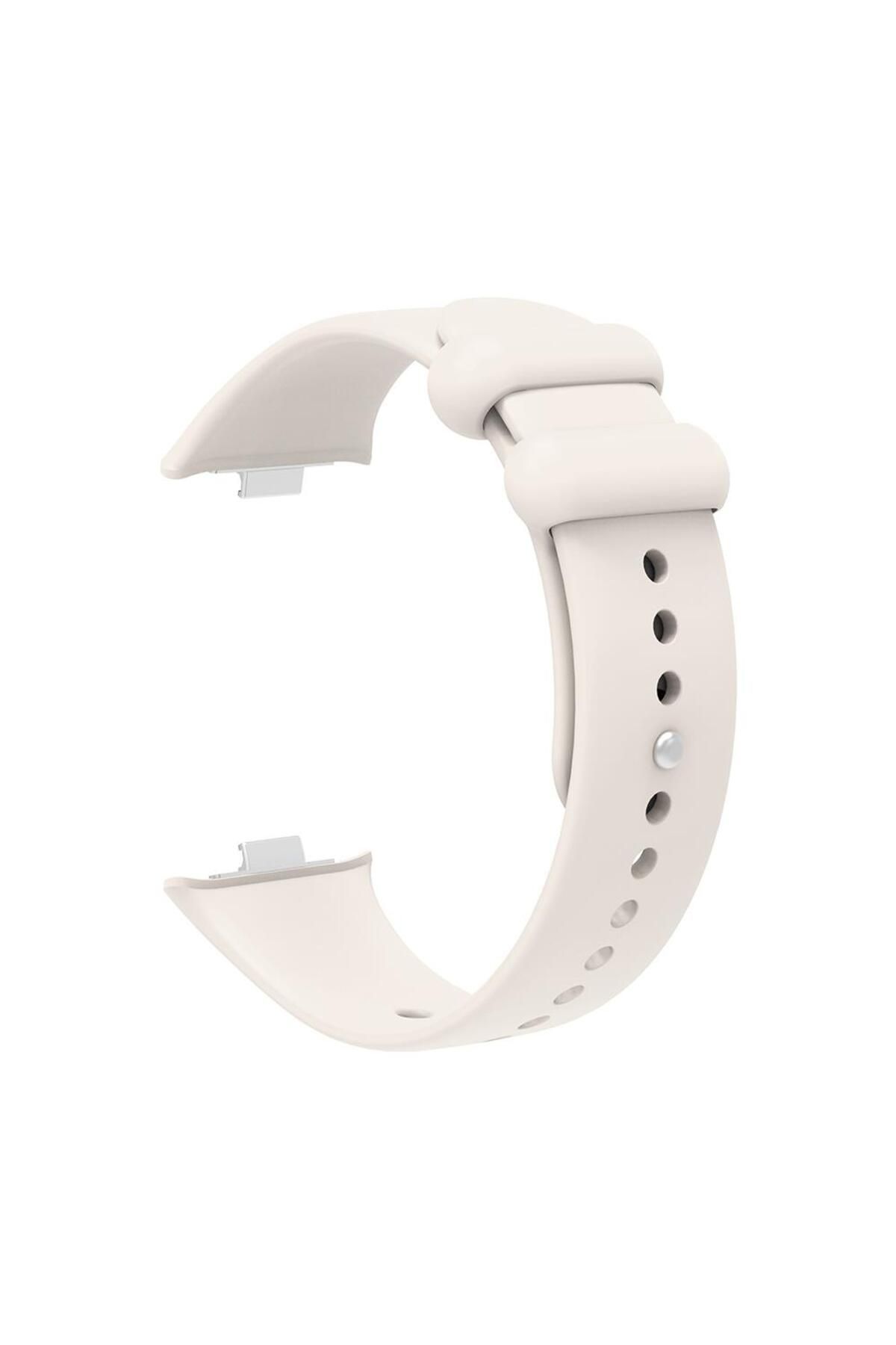 AktarMobile Xiaomi Redmi Watch 4 Silikon Kordon Tam Uyumlu Pim Tasarımı Spor Kayış Özel Üretim Premium Soft Jel