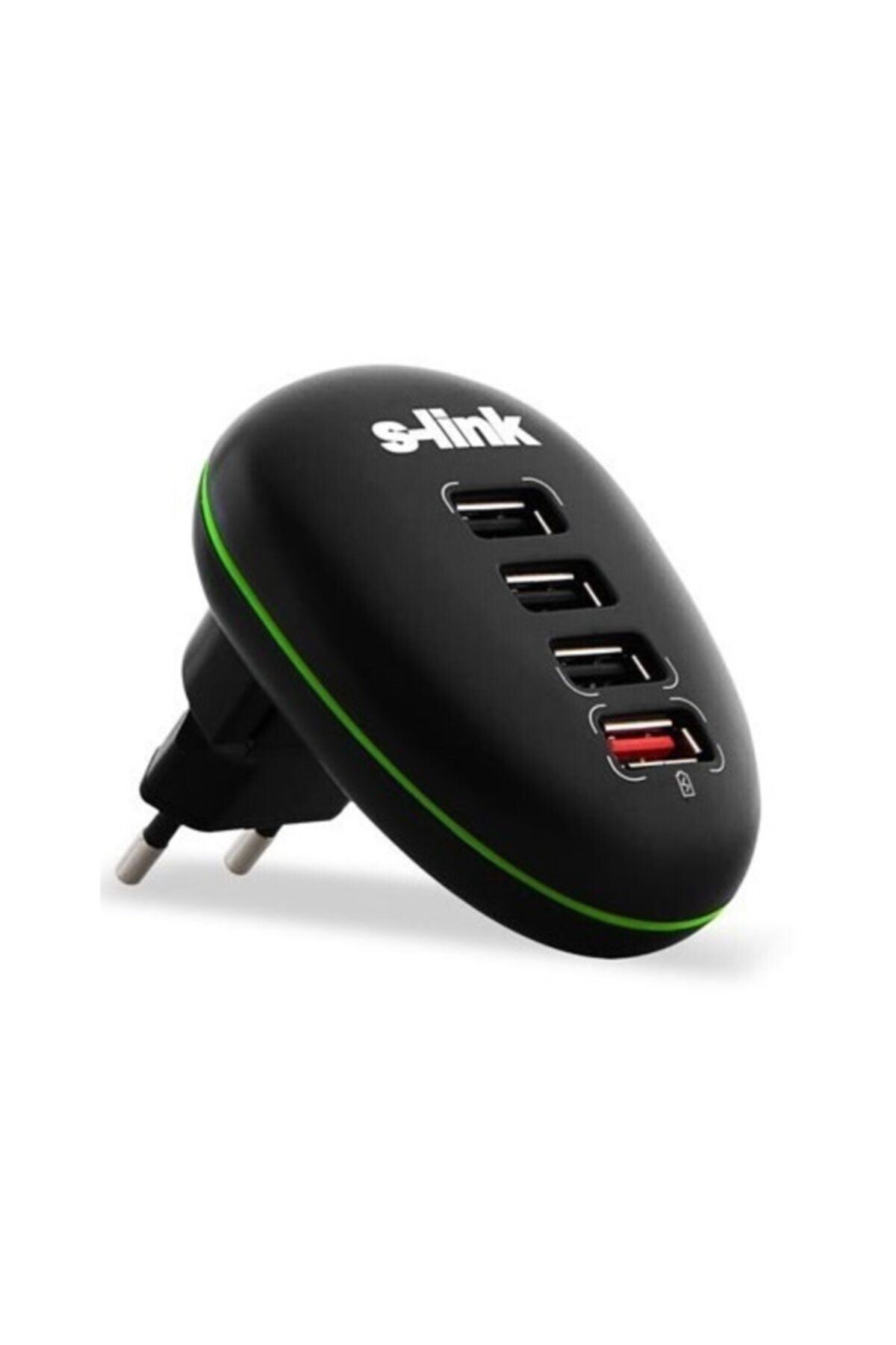 Retro S-link Şarj Aleti sl-1041p Çoklu Usb 4 Port 5v 2.4a Siyah