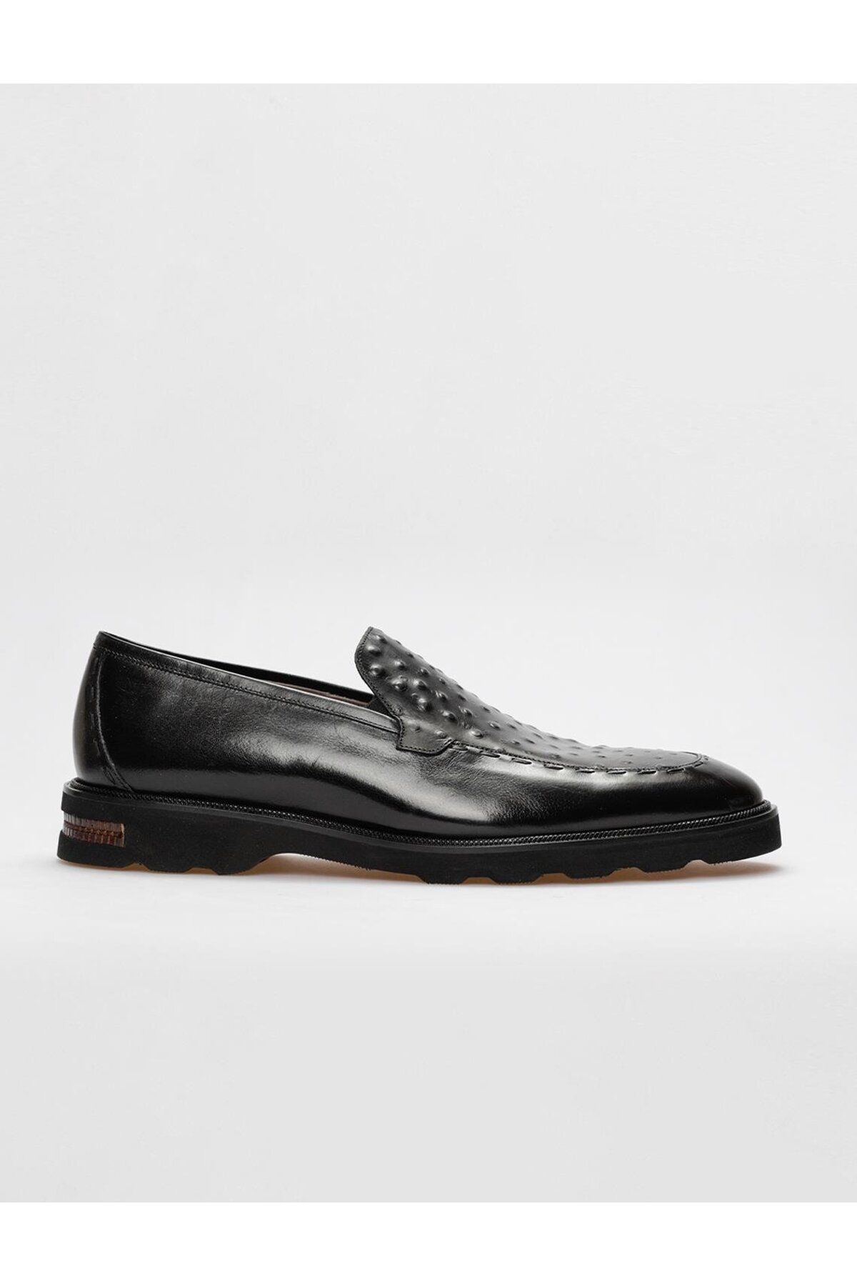 Cabani Hakiki Deri Siyah Erkek Klasik Ayakkabı