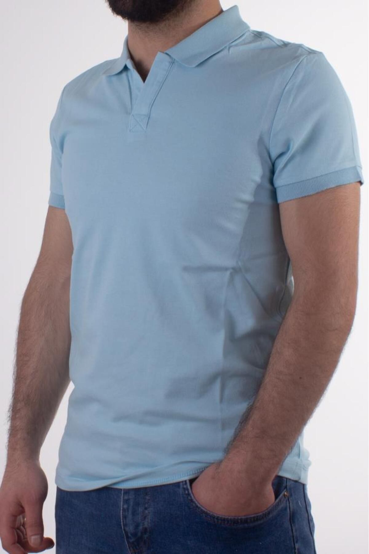 Twister Jeans 1730 Mavi Polo Yaka Erkek T-shirt