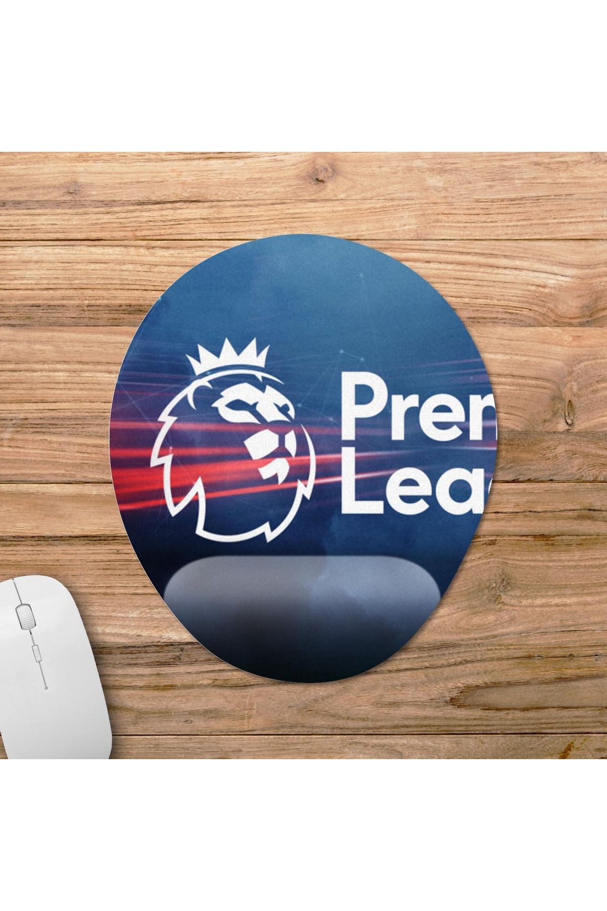Pixxa Premier League - İngiltere Futbol Ligi Bilek Destekli Mousepad Model - 4 Oval