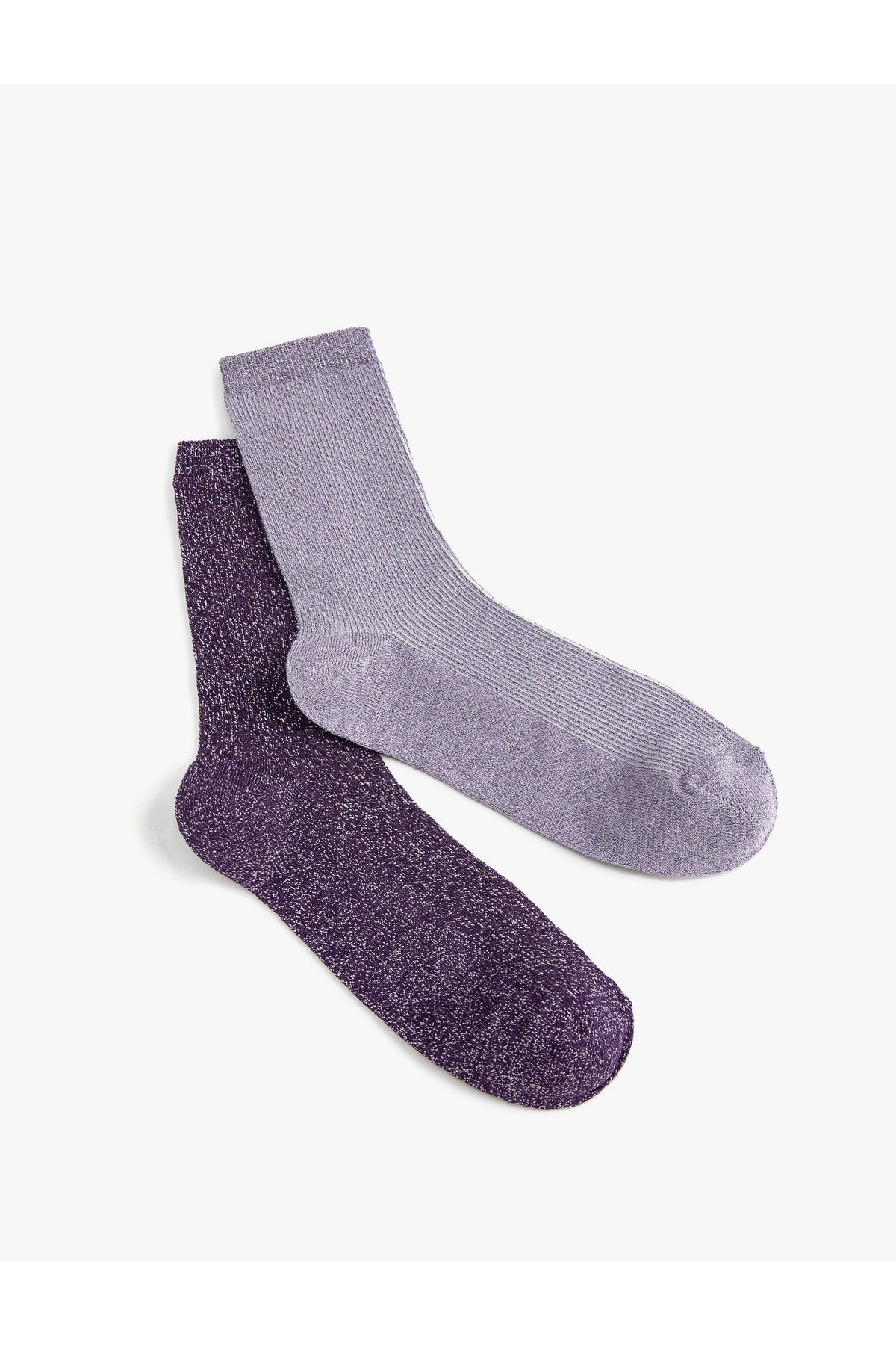 Koton 2'li Soket Çorap Seti Kırçıllı Çok Renkli