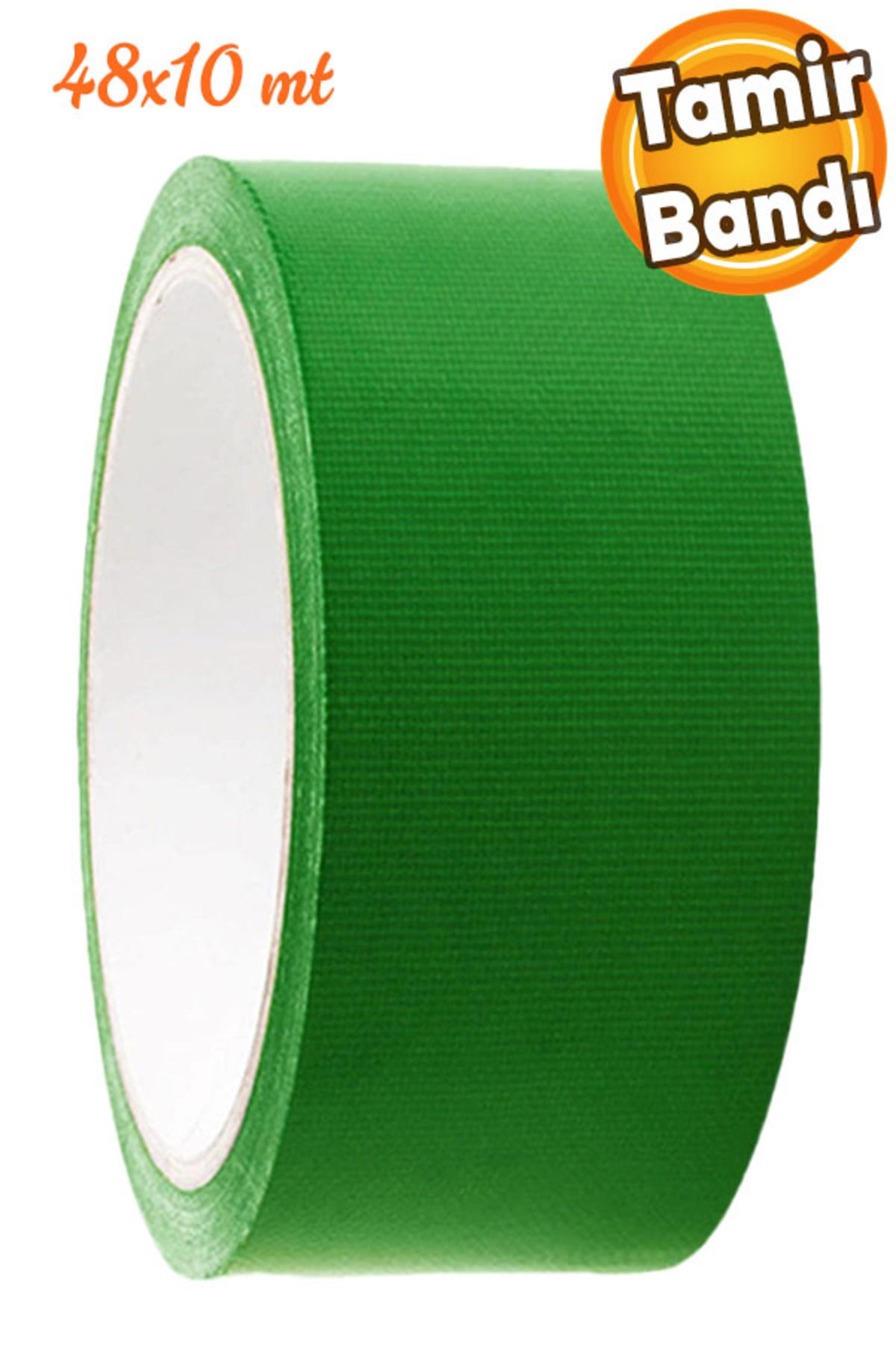 Badem10 Tamir Bandı 48 Mm X 10 Metre Çok Amaçlı Duct Tape Takviye Bantları Yeşil