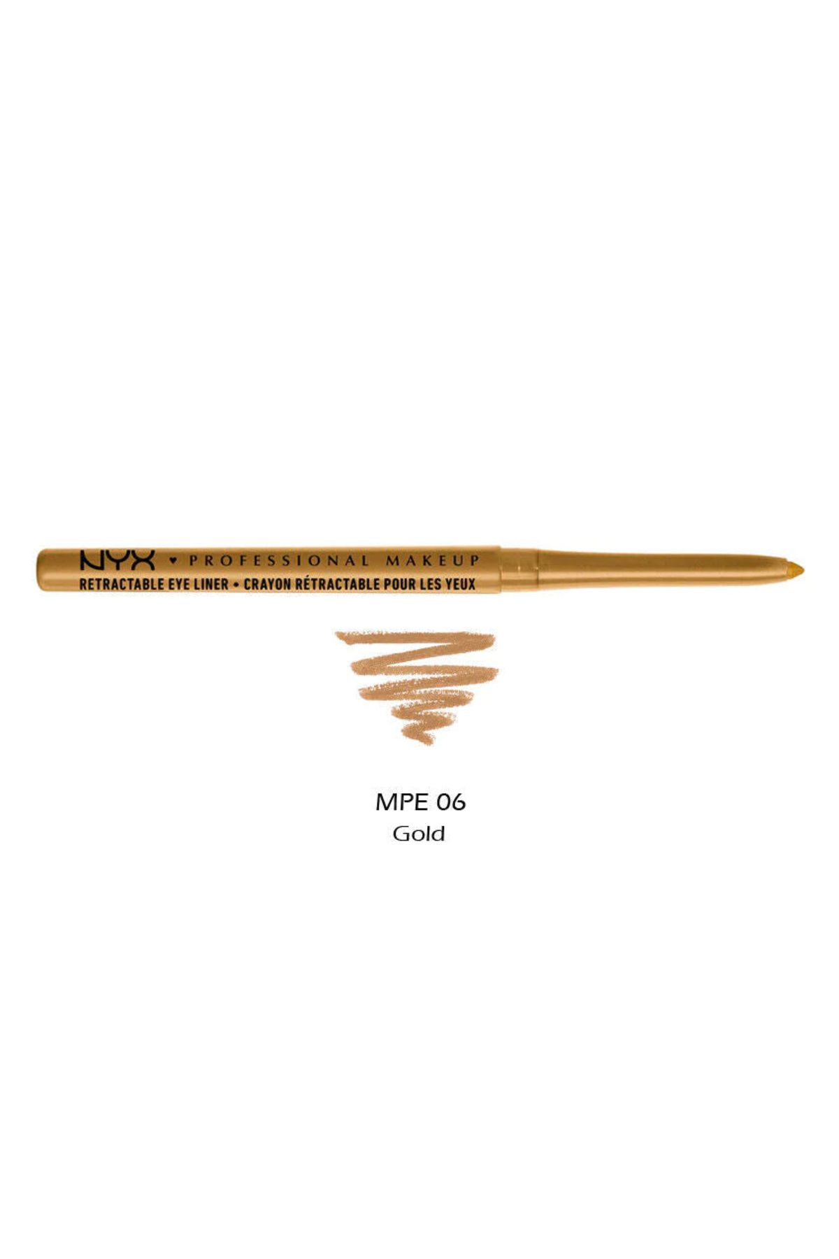 NYX Mechanical Waterproof Eye Pencil Mpe06 Gold