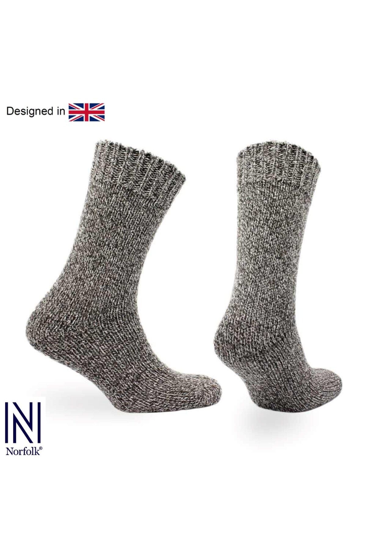 Norfolk Ragg Yün Kışlık Kalın Çorap 3'lü Paket