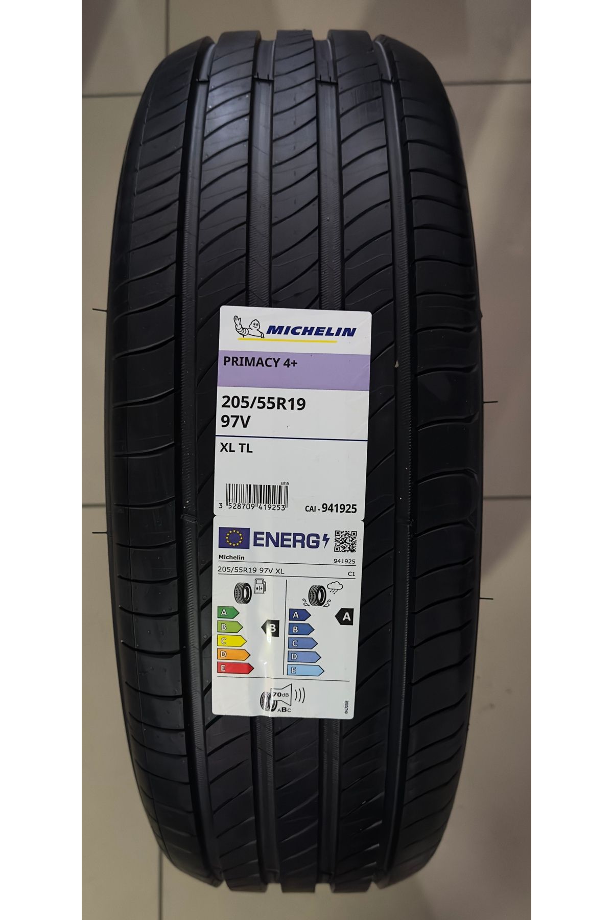 Michelin MİCHELİN 205/55R19 97V XL Primacy 4+ (PLUS) Yaz Lastiği 2024 Üretim