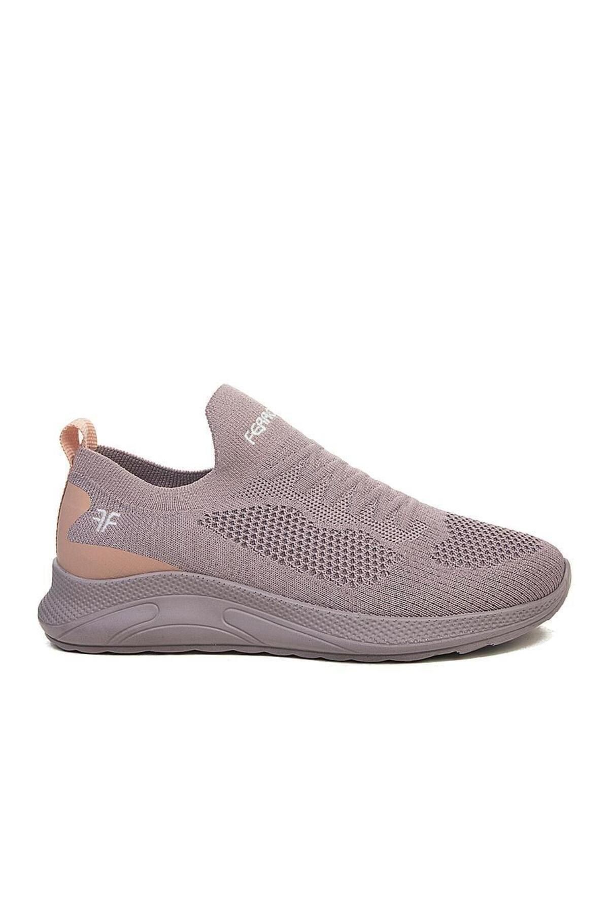 MELAMS Lila Renk Hafif Rahat Unisex Sneaker Bağcıksız Yürüyüş Ayakkabısı