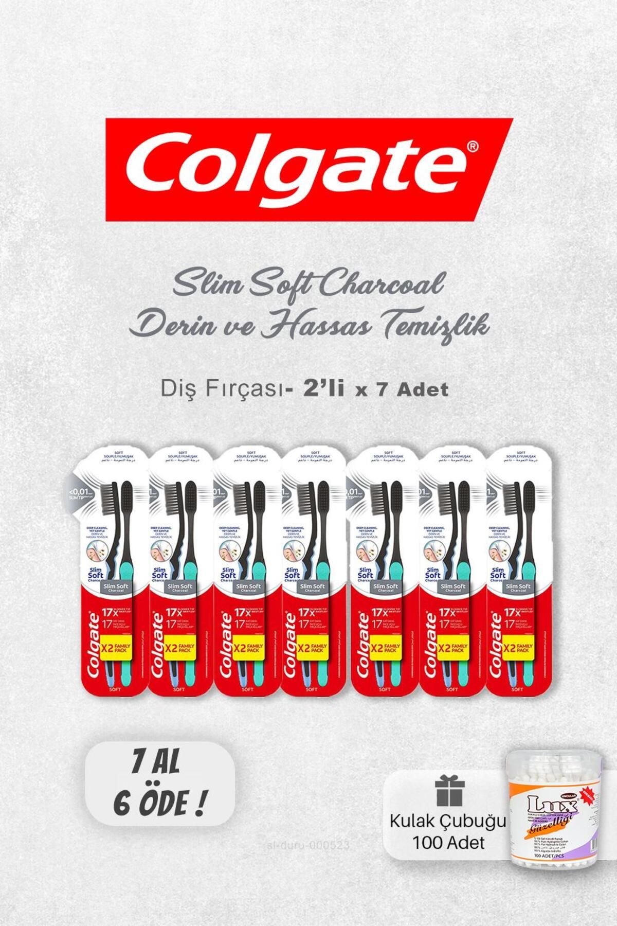 Colgate Derin ve Hassas 2'li Diş Fırçası 7 AL 6 ÖDE ve Kulak Çubuğu