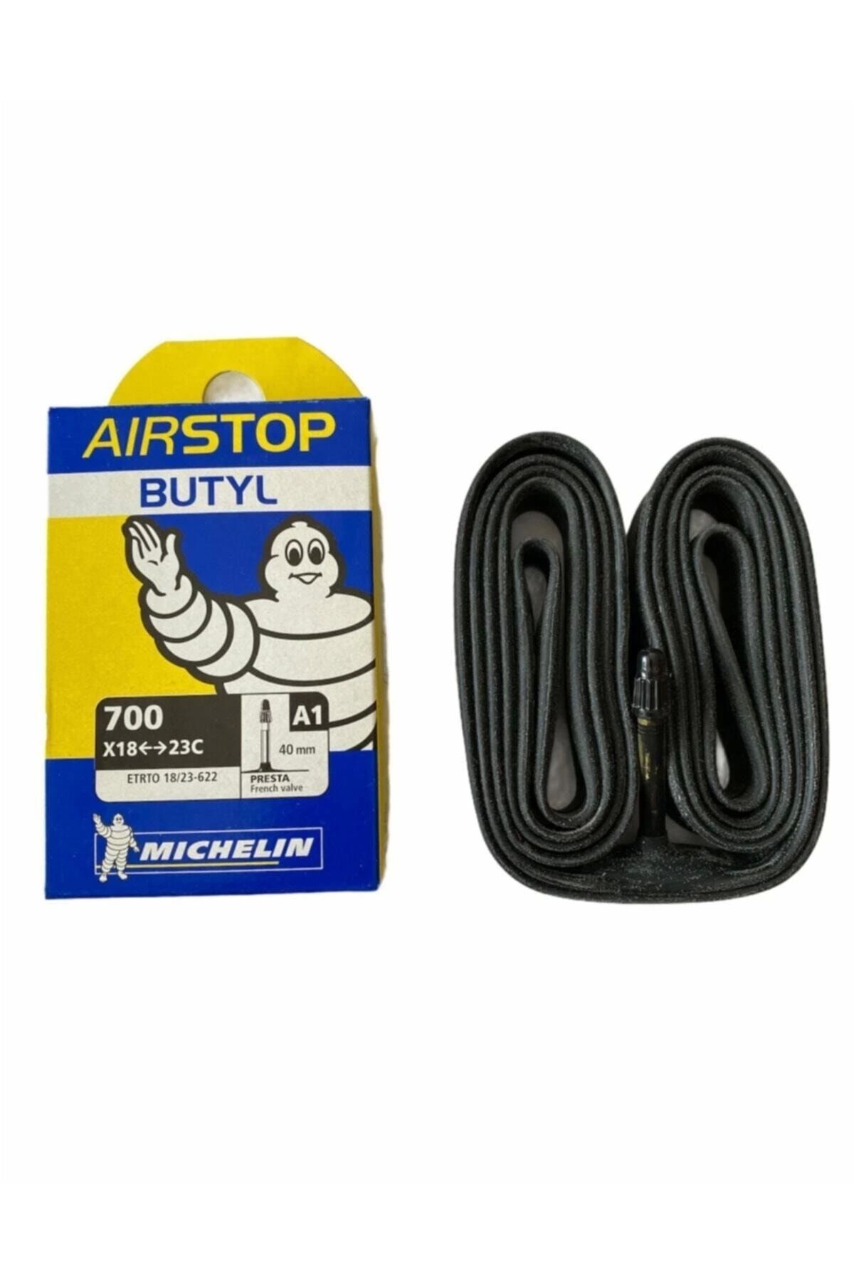 Michelin Mıchelın Aırstop 700x18-23c Presta 40mm Iç Lastik Fv Ince Sibob Siyah A1