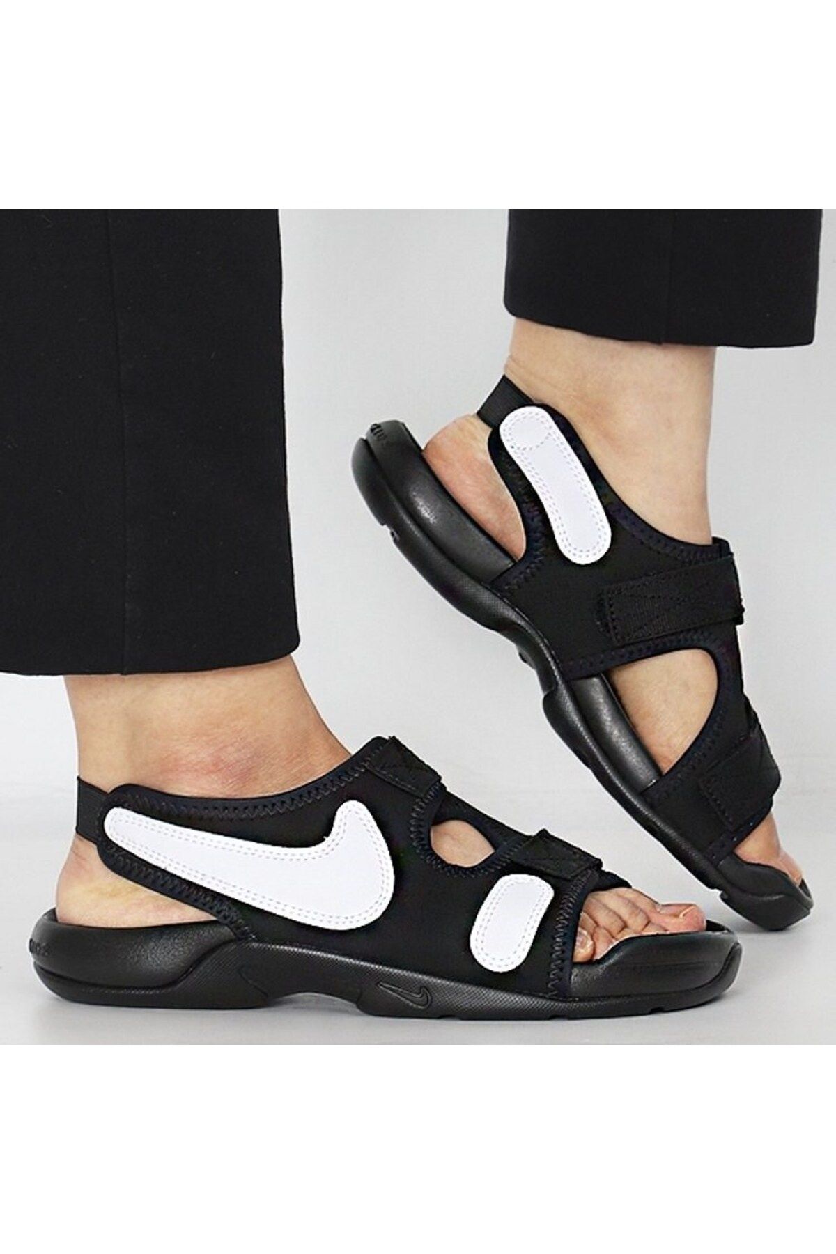 Nike Sunray Adjust 6  Siyah Günlük Stil Sandalet