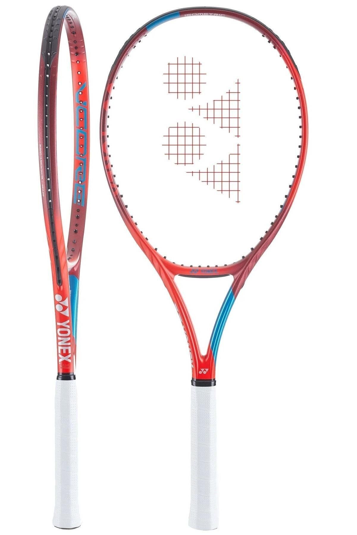 Yonex VCore 100L 280 gr Tango Kırmızı Yetişkin Performans Tenis Raketi (27"/Grip L2)