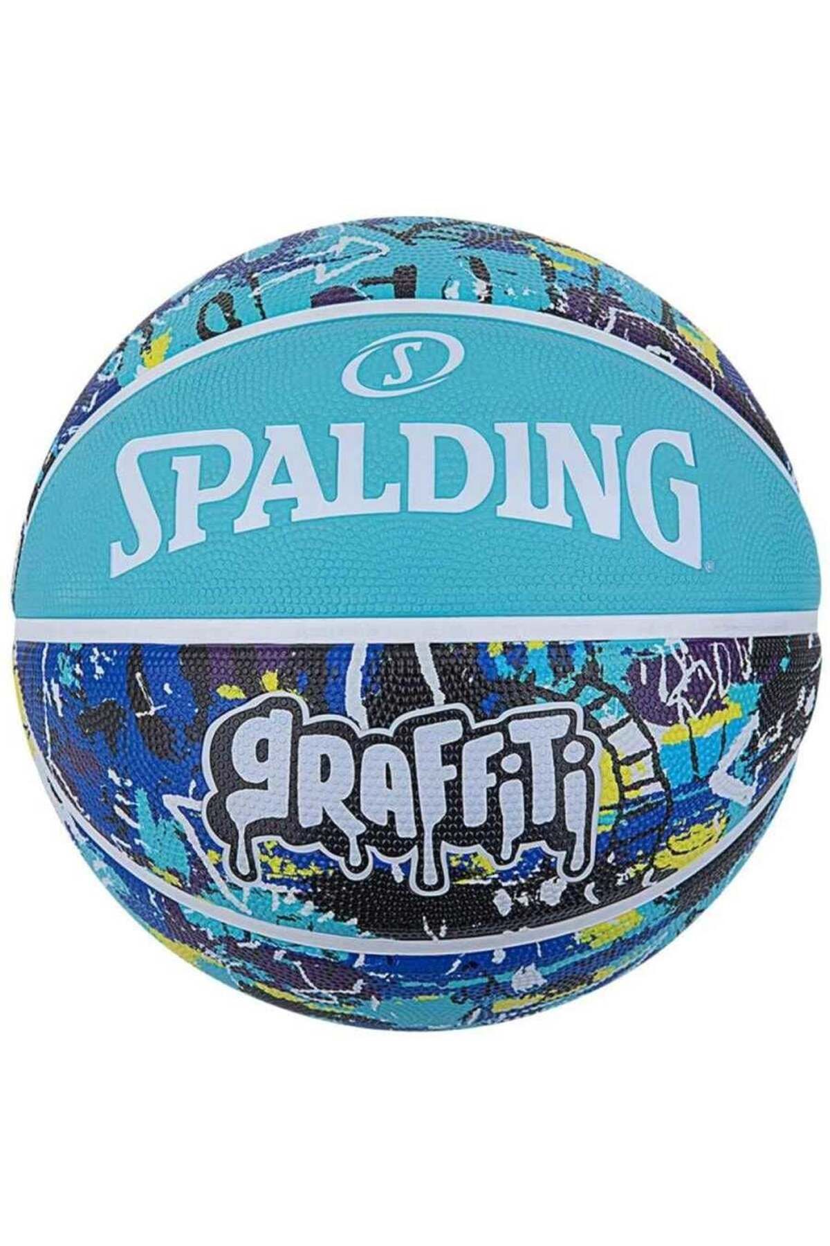 Spalding Blue Graffiti Sz7 2021 Basket Topu 84373z
