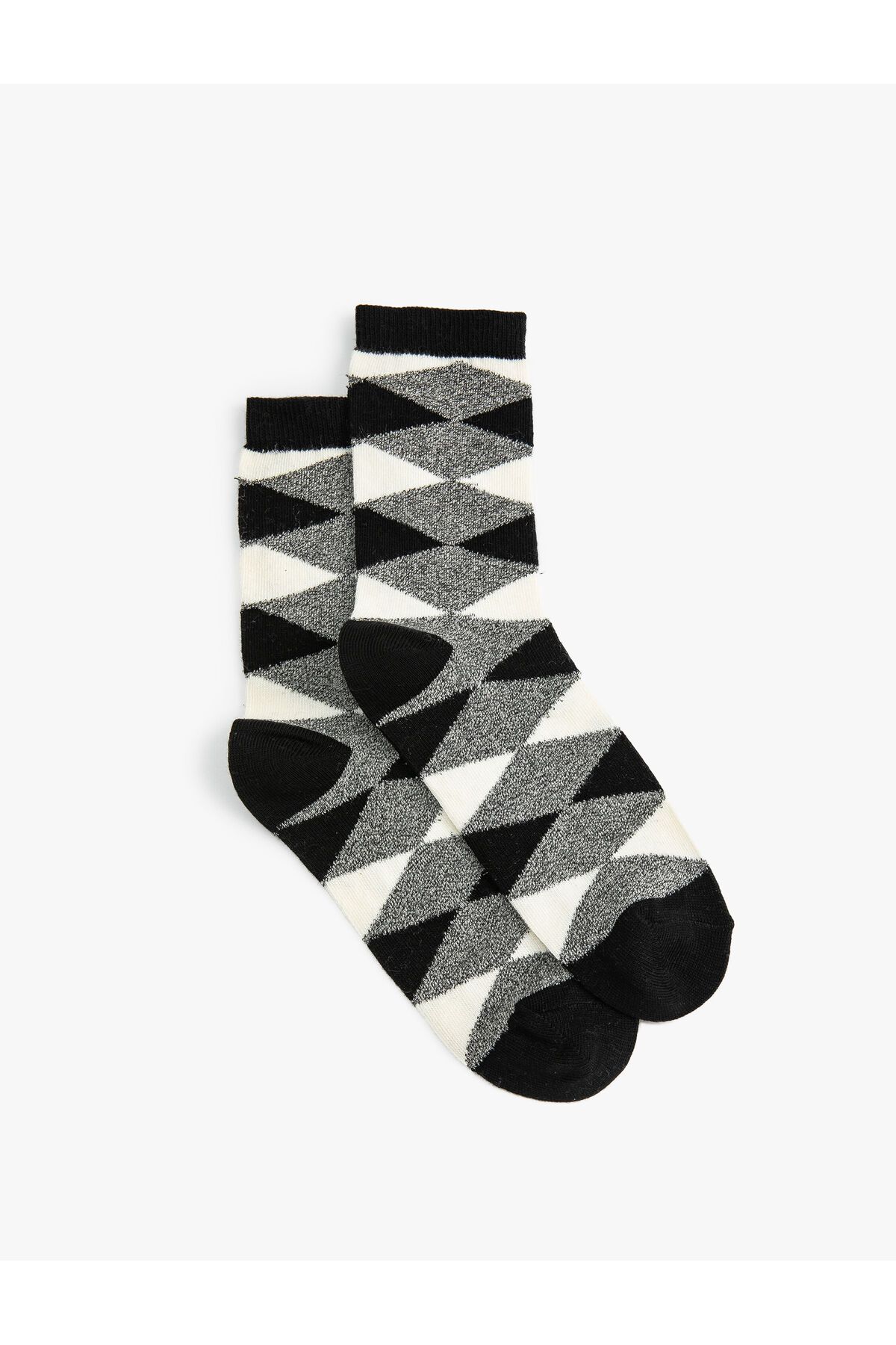 Koton Soket Çorap Geometrik Desenli