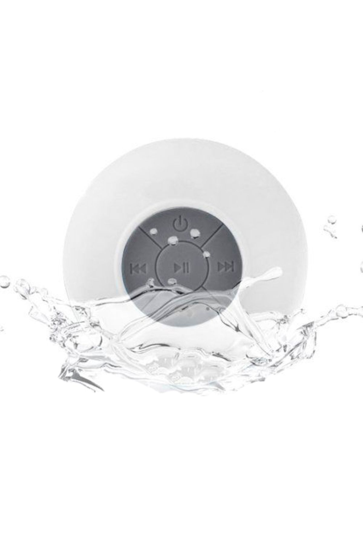 Diwu Su Geçirmez Mini Bluetooth Duş Hoparlörü (BEYAZ)