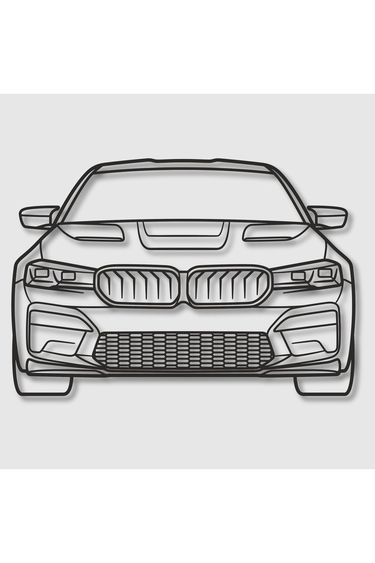 GARA CAR BMW M5 CS MODEL Metal Araba Dekoru, Araba Modeli Tablo