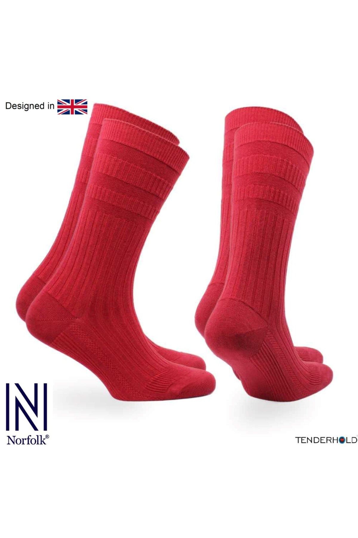 Norfolk JOSEPH Comfort Fit Tenderhold Pamuklu Diyabet Çorabı 2'li Paket