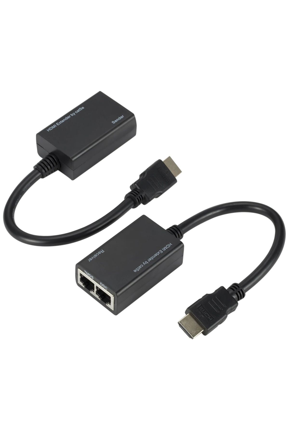 Alfais 4757 Hdmi Rj45 Cat5e 6 Extender Uzatıcı Uzatma Aparatı Adaptör 1080p