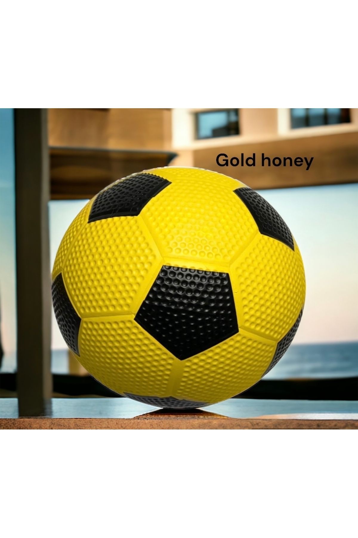 gold honey Kauçuk Futbol Topu Süper Sağlam karışık renkli