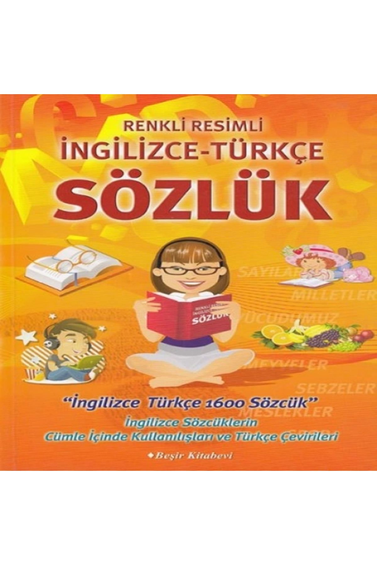 Beşir Kitabevi Renkli Resimli İngilizce-Türkçe Sözlük