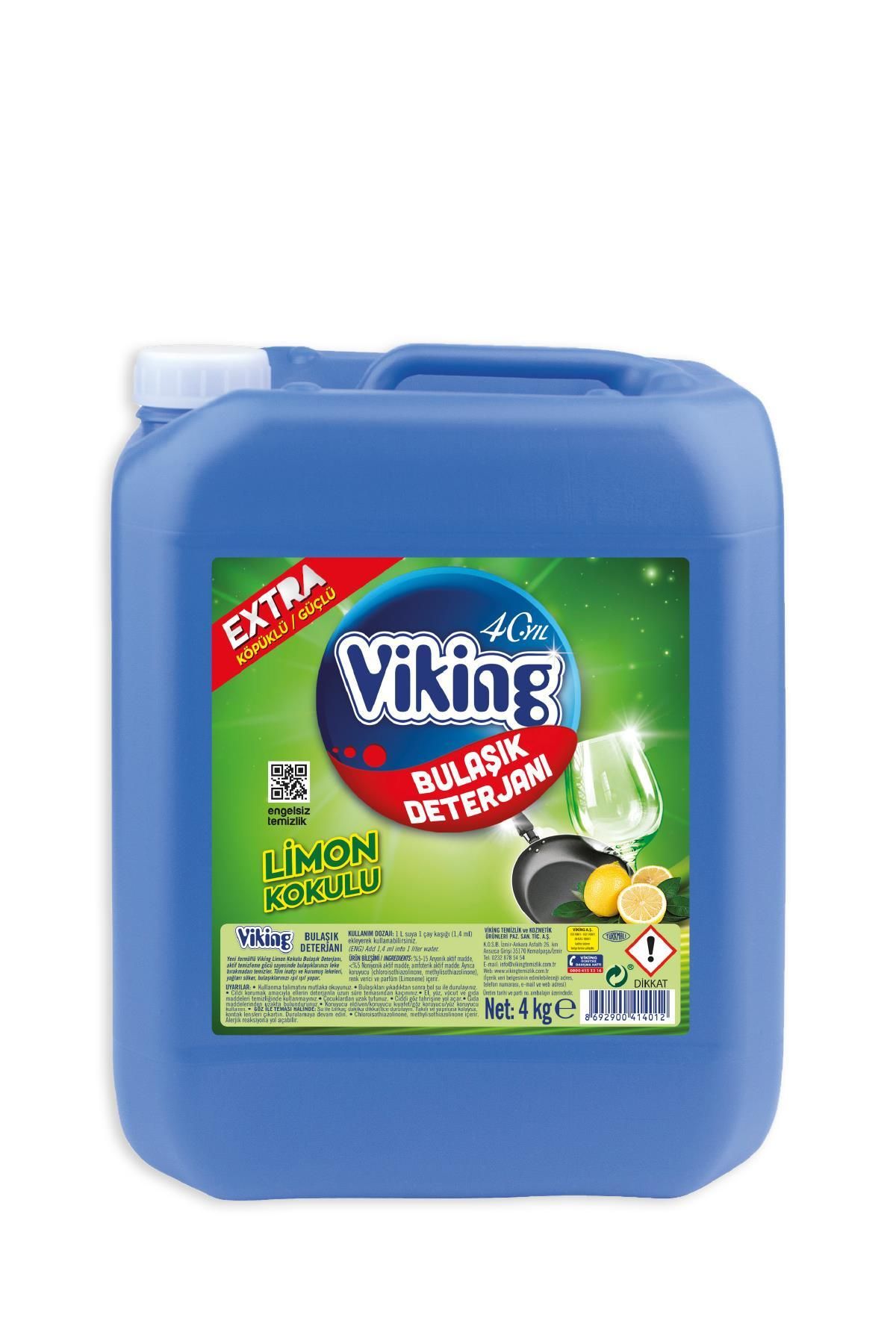 Viking Sıvı Bulaşık Deterjanı Klasik 4 Kg 1 Adet