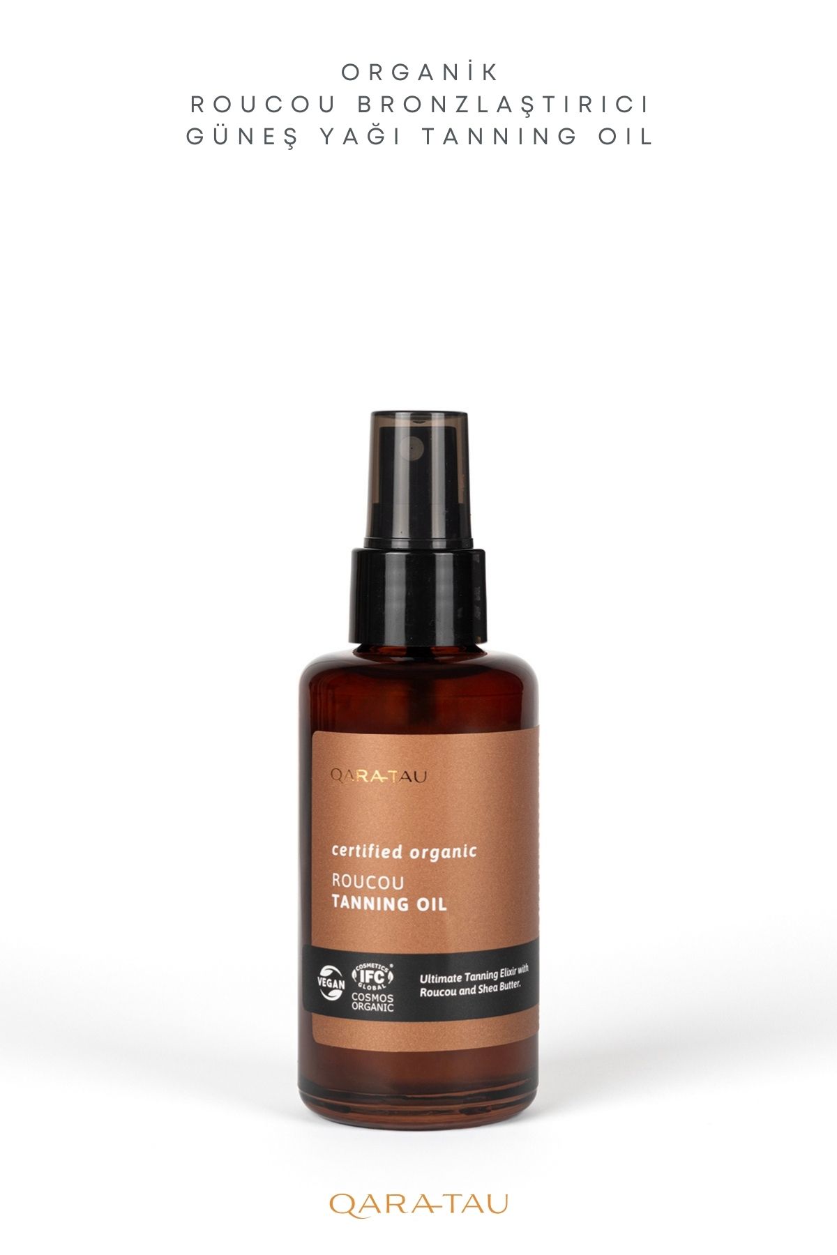 qaratau Organik Roucou Bronzlaştırıcı Güneş Yağı Tanning Oil 100ml