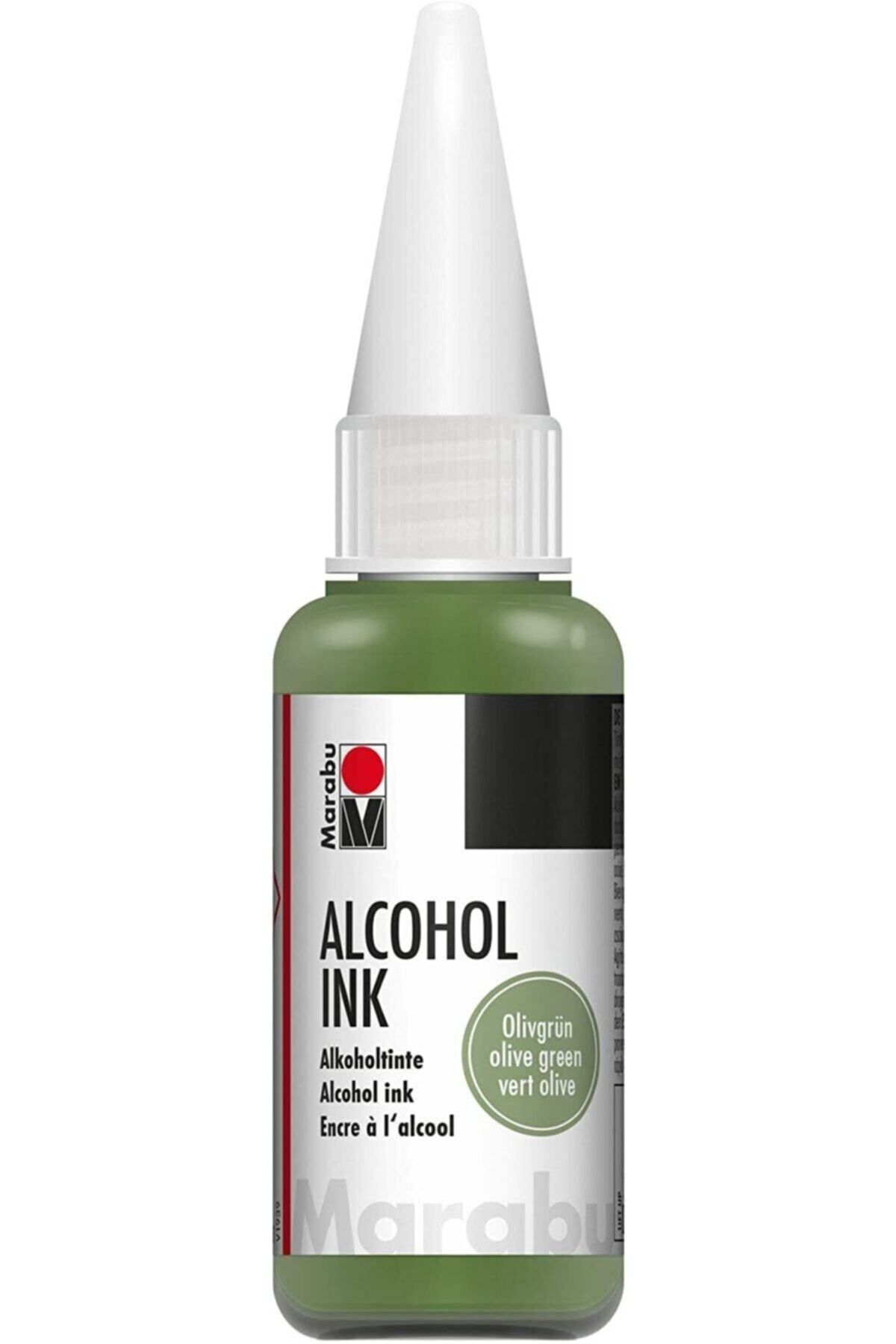 Marabu Alcohol Ink Alkol Bazlı Mürekkep 20ml N:065 Olive Green