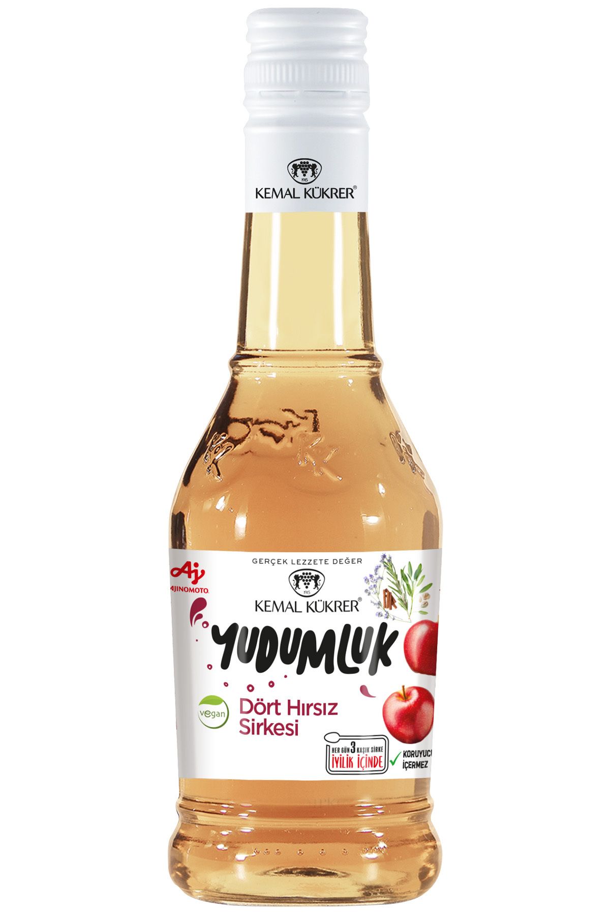 Kemal Kükrer Yudumluk Dört Hırsız Sirkesi 500 ml (CAM)