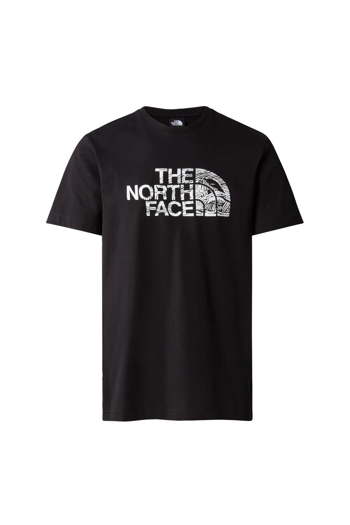 The North Face M S/S Woodcut Dome Tee Erkek T-Shirt